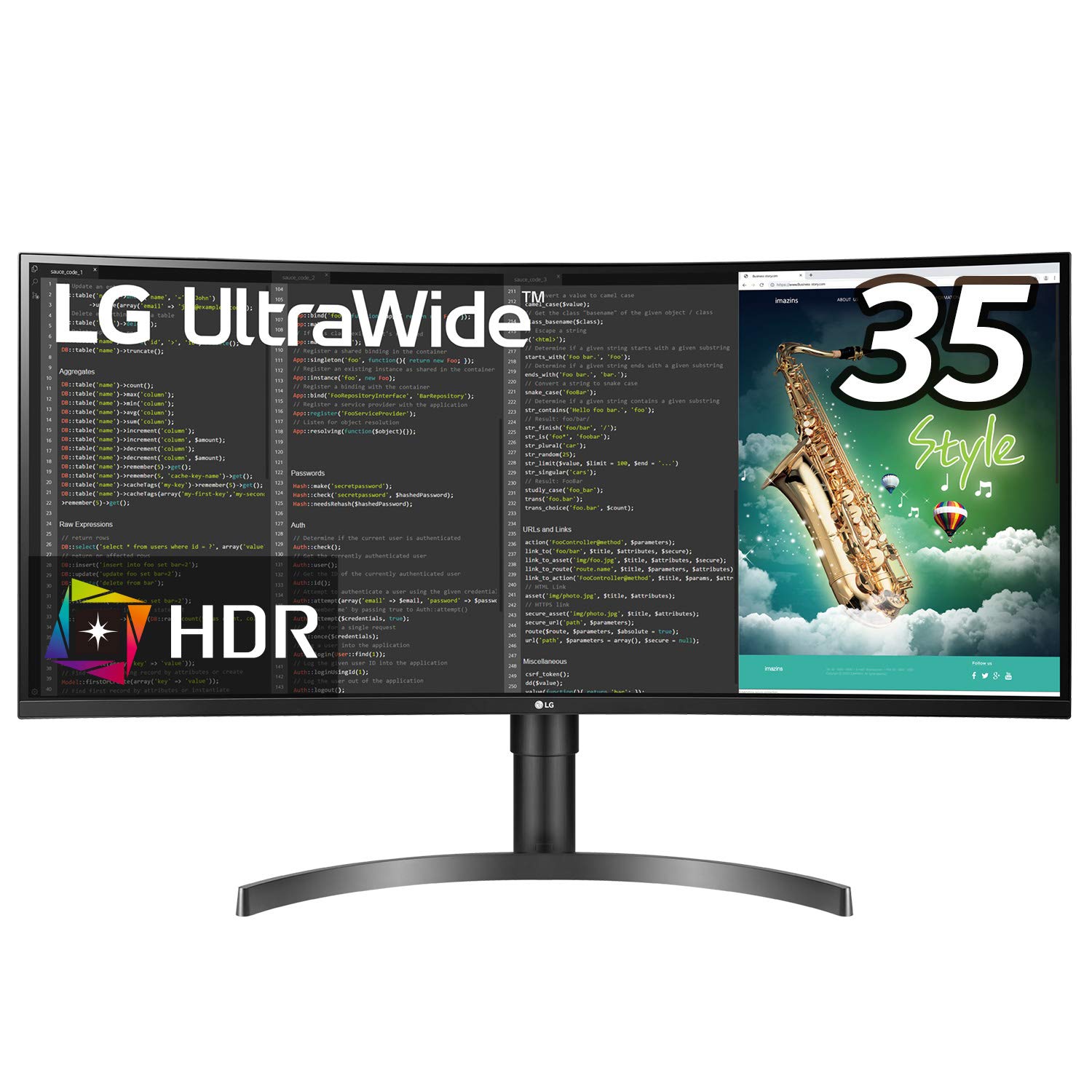 Amazon.co.jp: LG モニター ディスプレイ 35WN75C-B 35インチ/フレーム