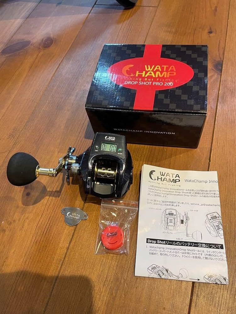 Amazon.co.jp: WATACHAMPドロップショット200番ベイトリールワタ