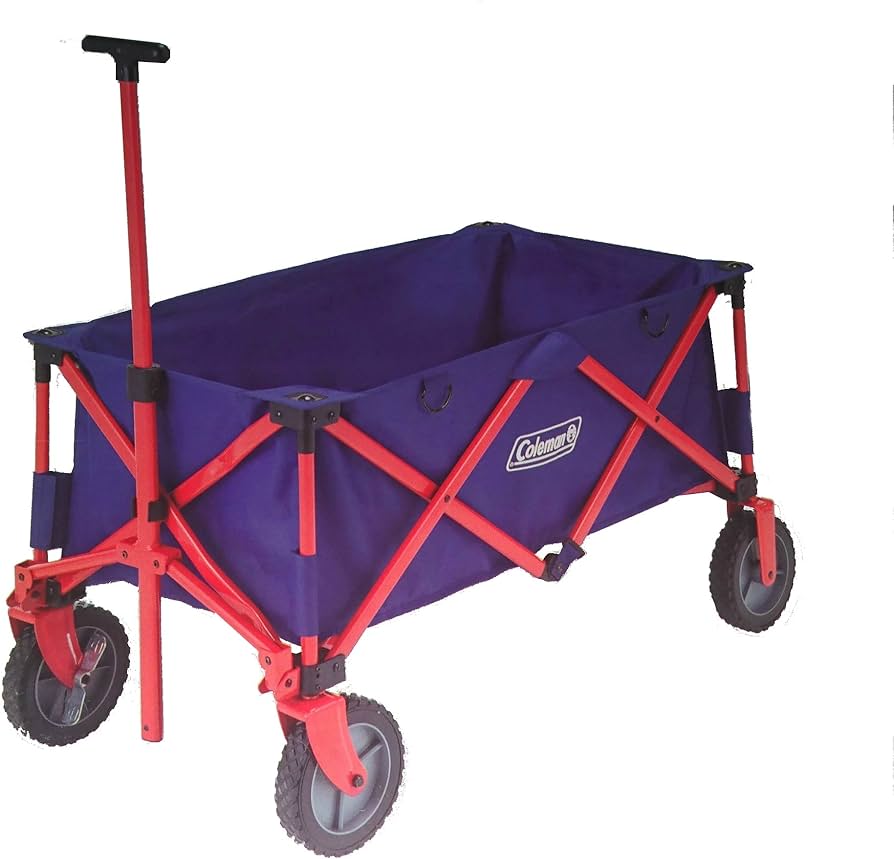 Amazon.co.jp: コールマン アウトドアワゴン（ネイビー/レッド