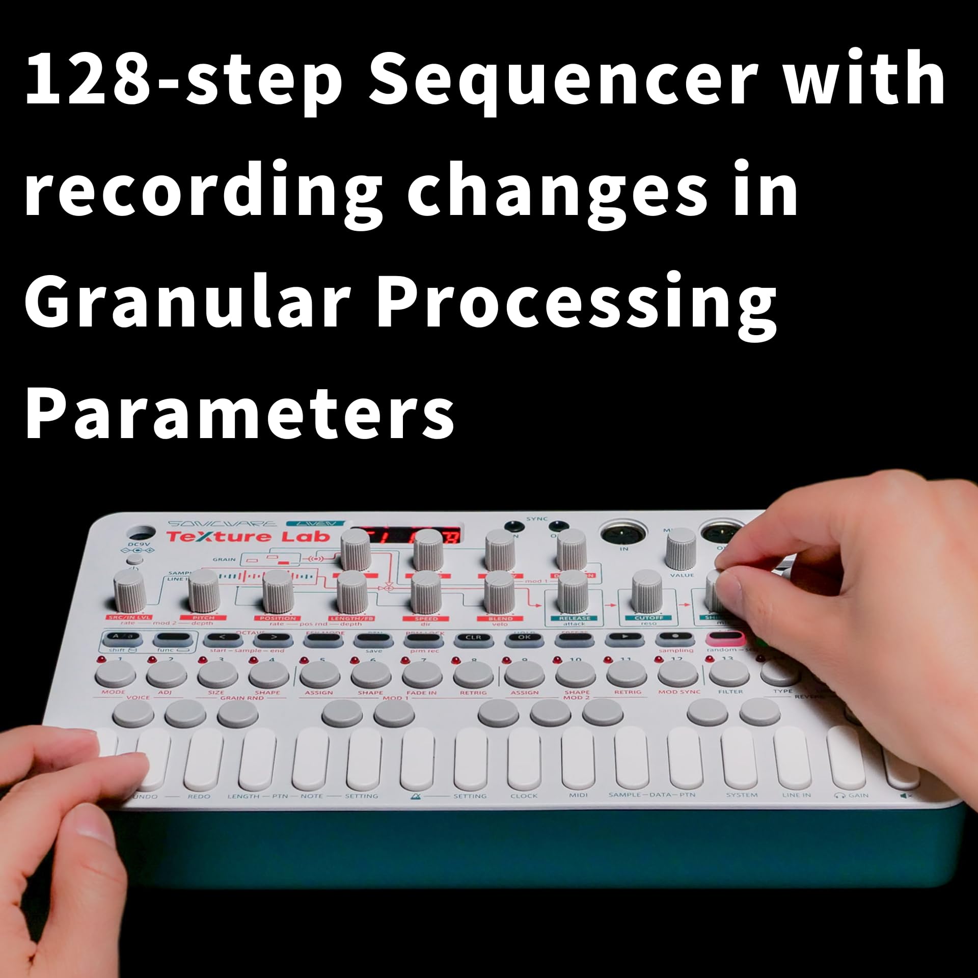Amazon.com: Sonicware LIVEN Texture Lab [Granular Synthesizer
