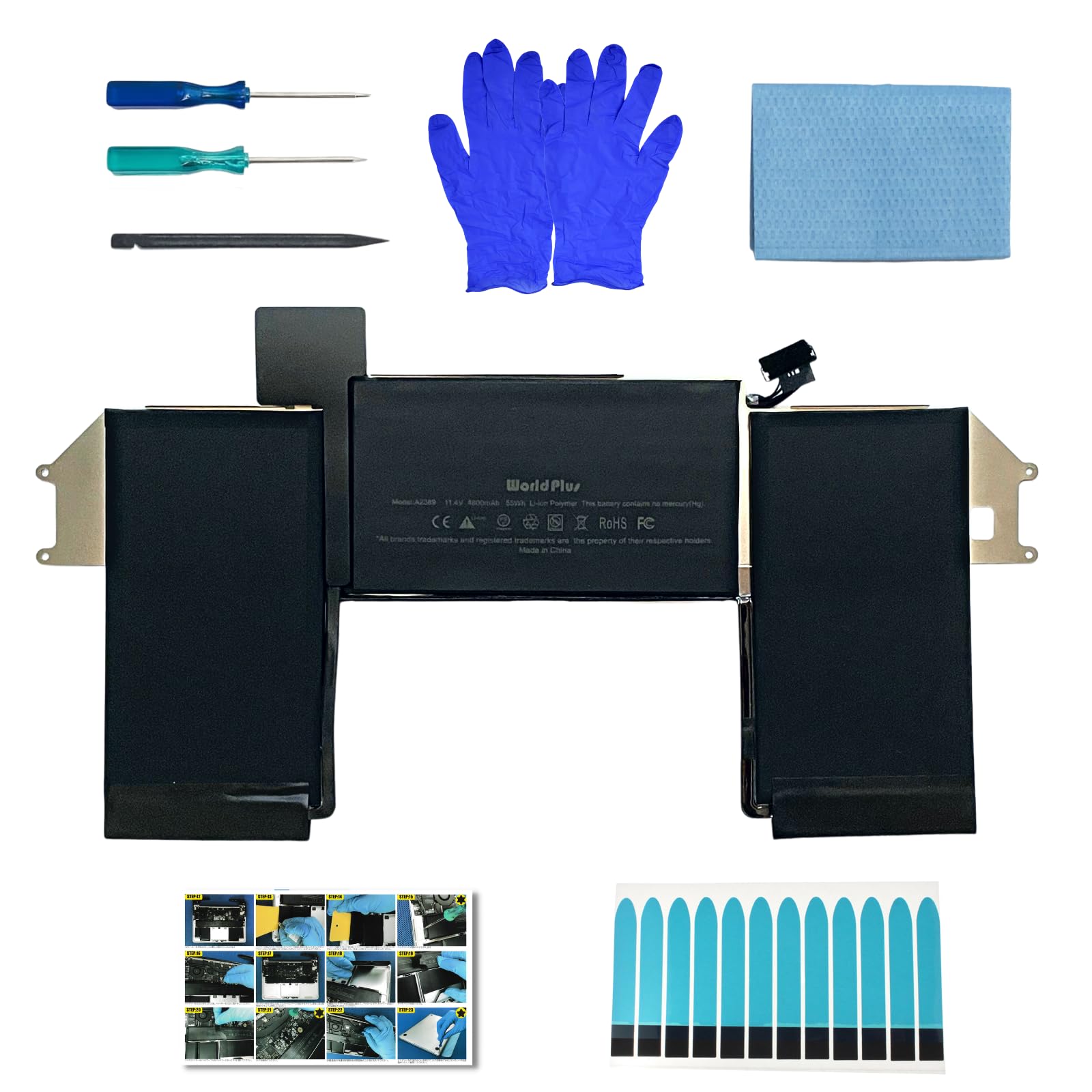 Amazon.co.jp: WorldPlus A2389 互換バッテリー MacBook Air M1 2020