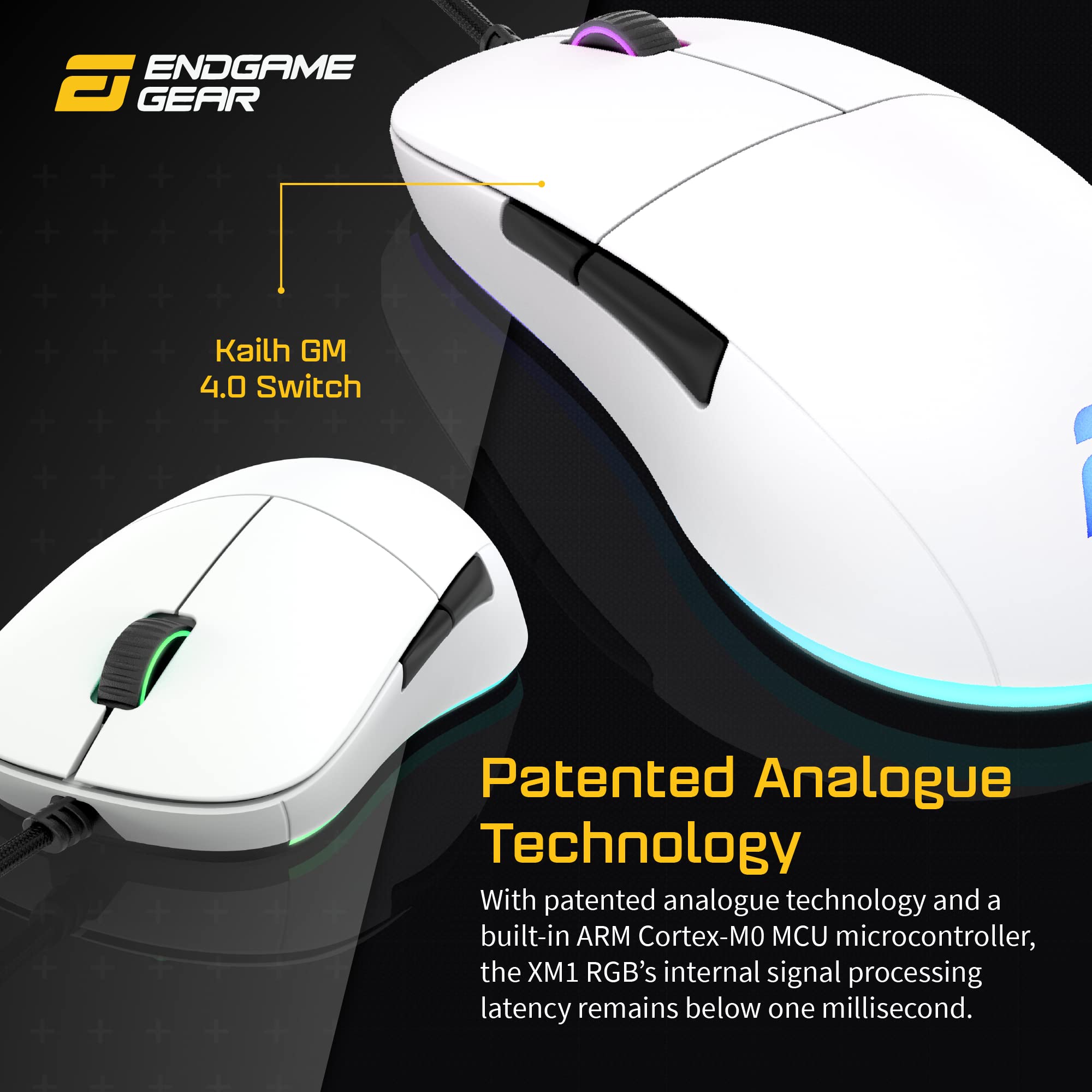Amazon.co.jp: ENDGAME GEAR XM1 RGB ゲーミングマウス PMW3389