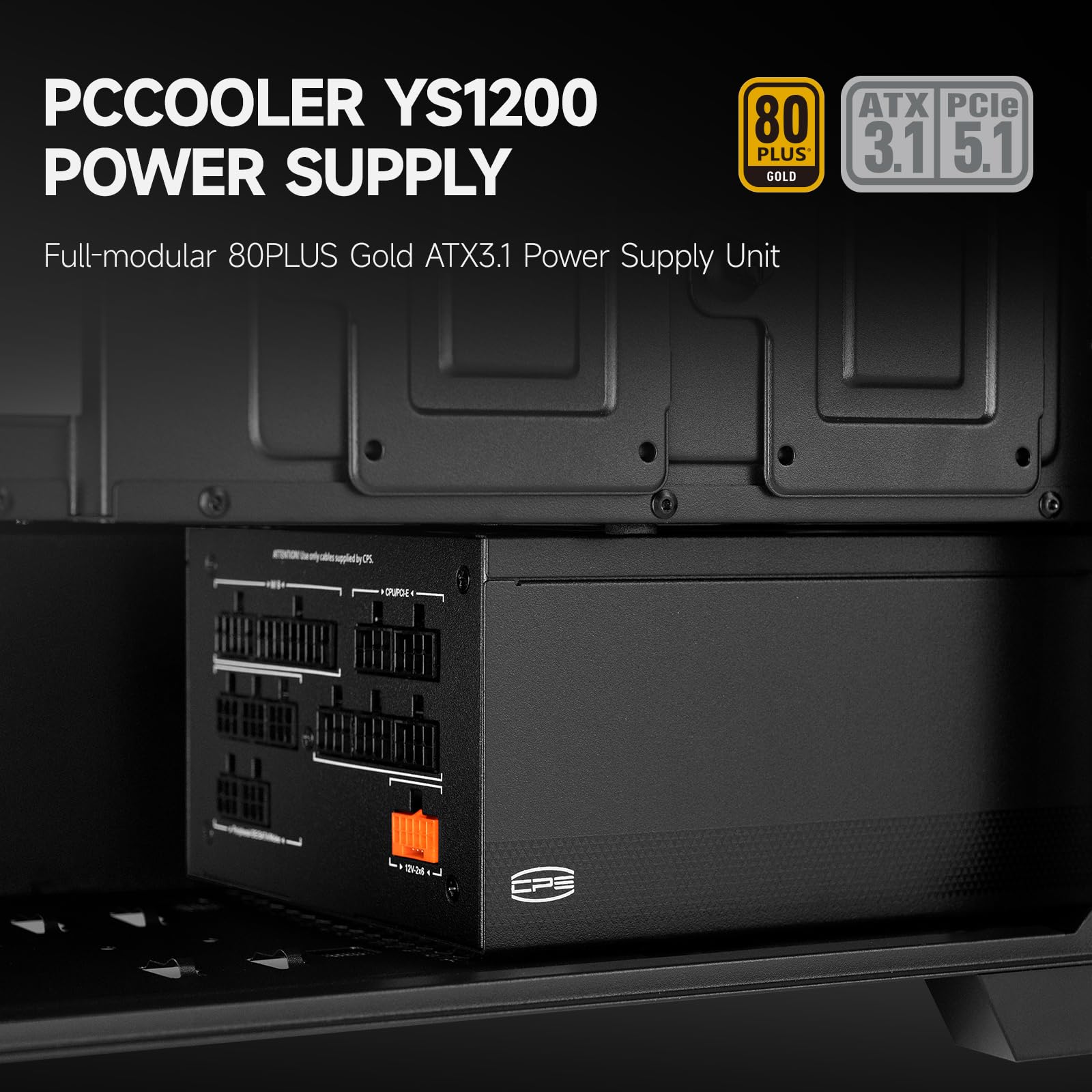 Amazon | PCCOOLER CPS YS1200 電源、1200W 80 Plus Gold 認定 完全