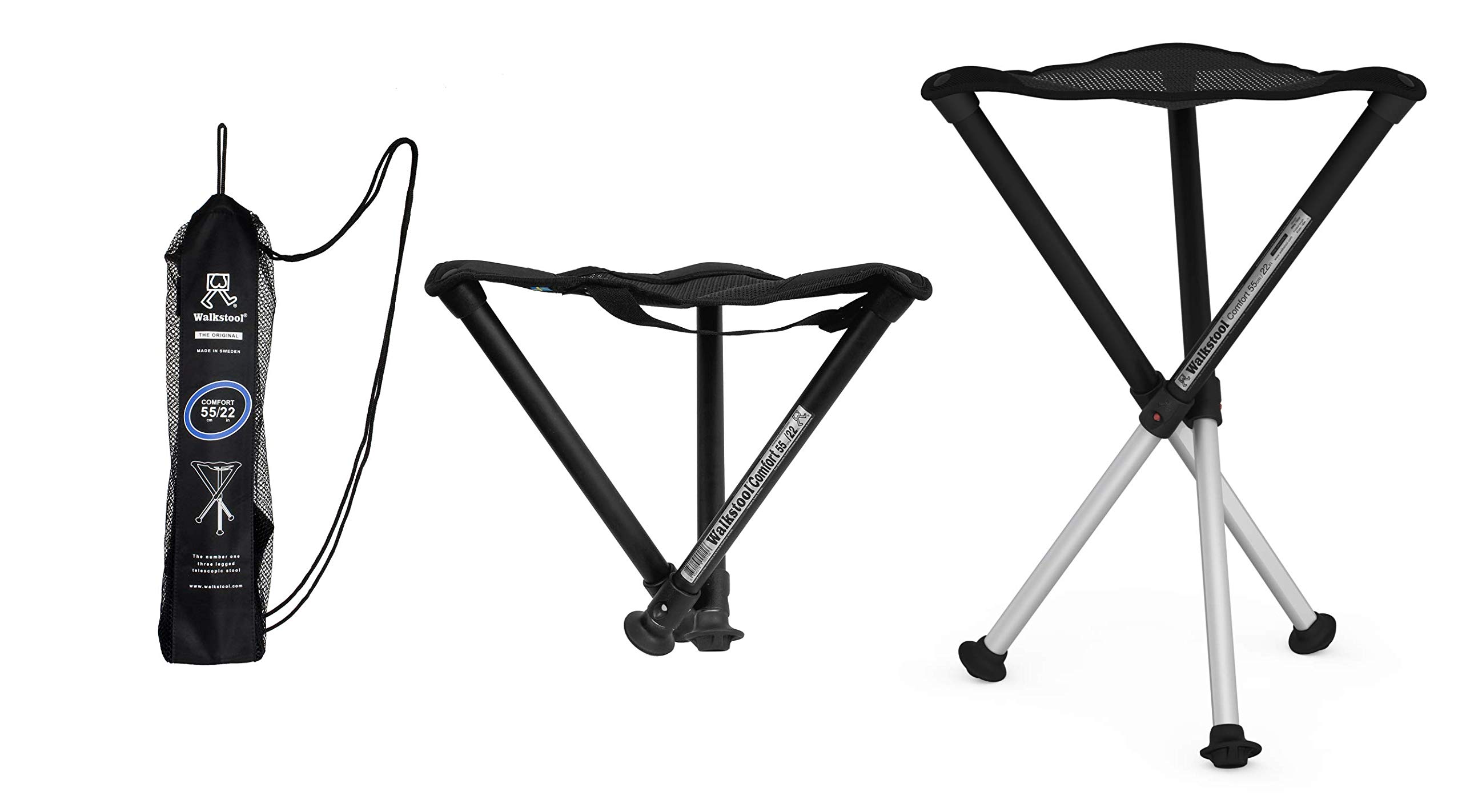 Amazon.com: Walkstool - Comfort Model - Black and Silver - 3