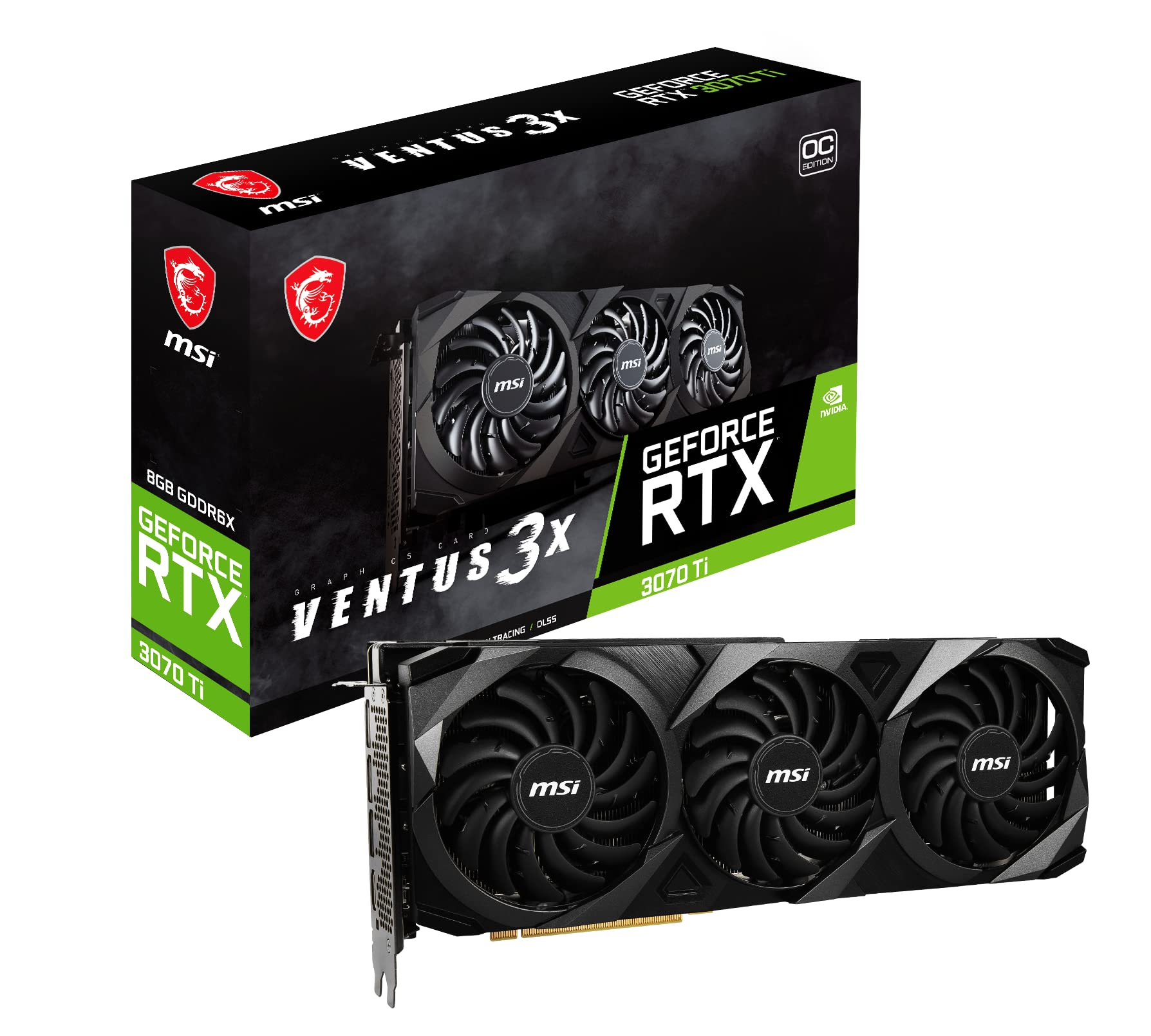Amazon.com: MSI GeForce RTX 3070 Ti Ventus 3X 8G OC Gaming