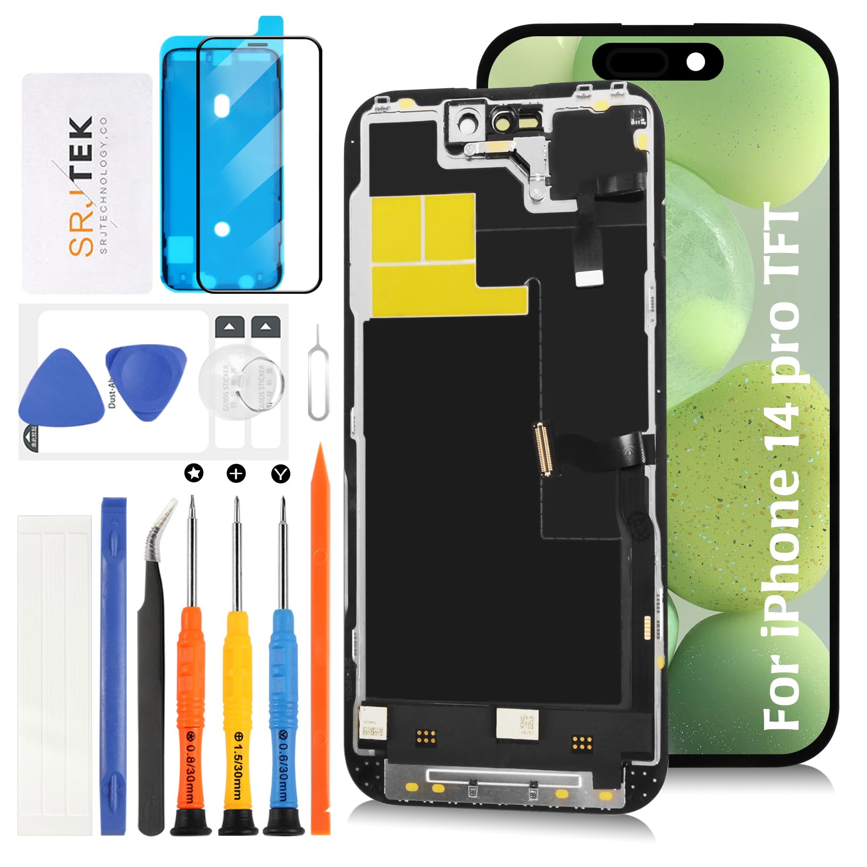 Amazon.co.jp: SRJTEK TFT for iPhone 14 Pro 液晶画面交換【120Hz対応