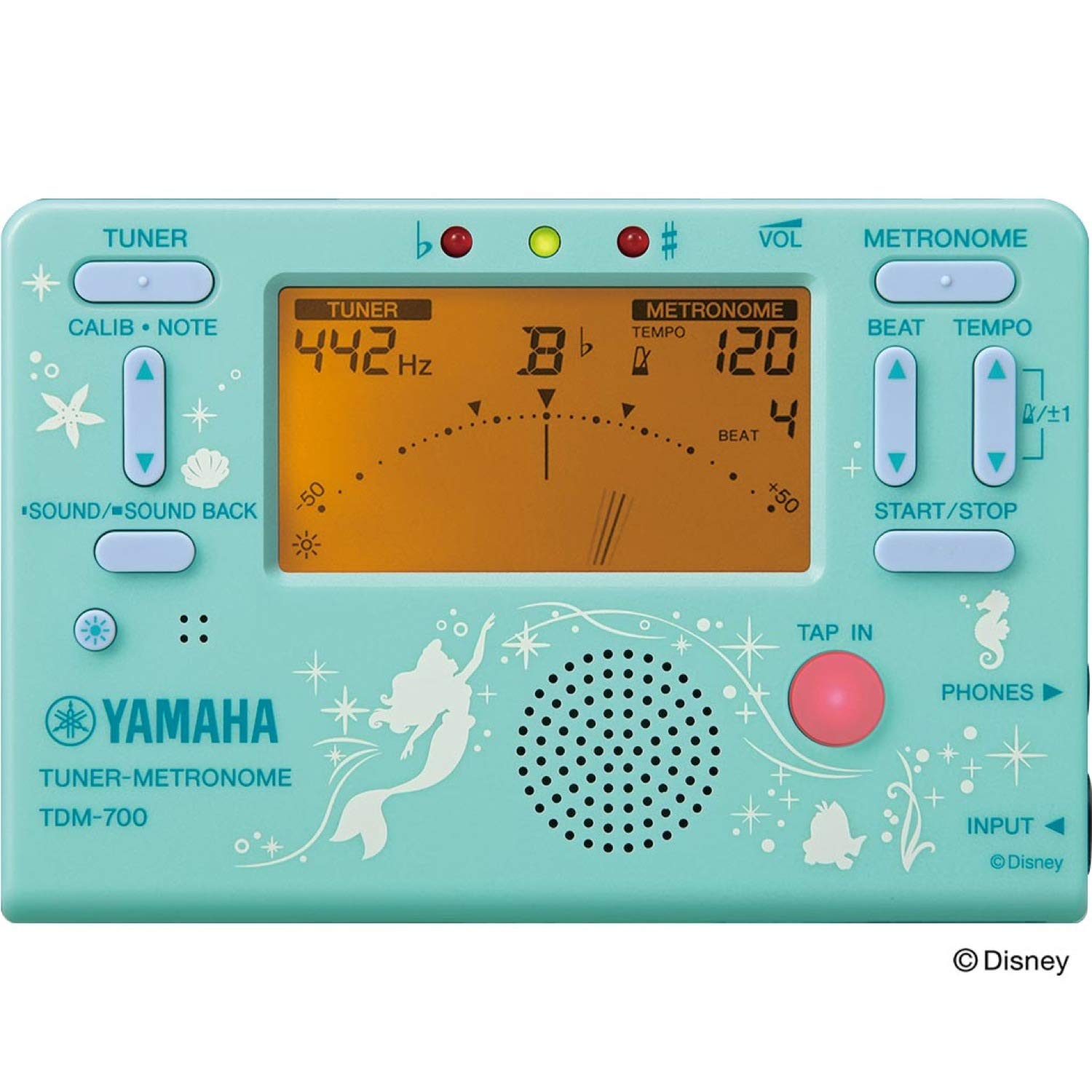Amazon | ヤマハ ディズニーチューナーメトロノーム アリエル TDM