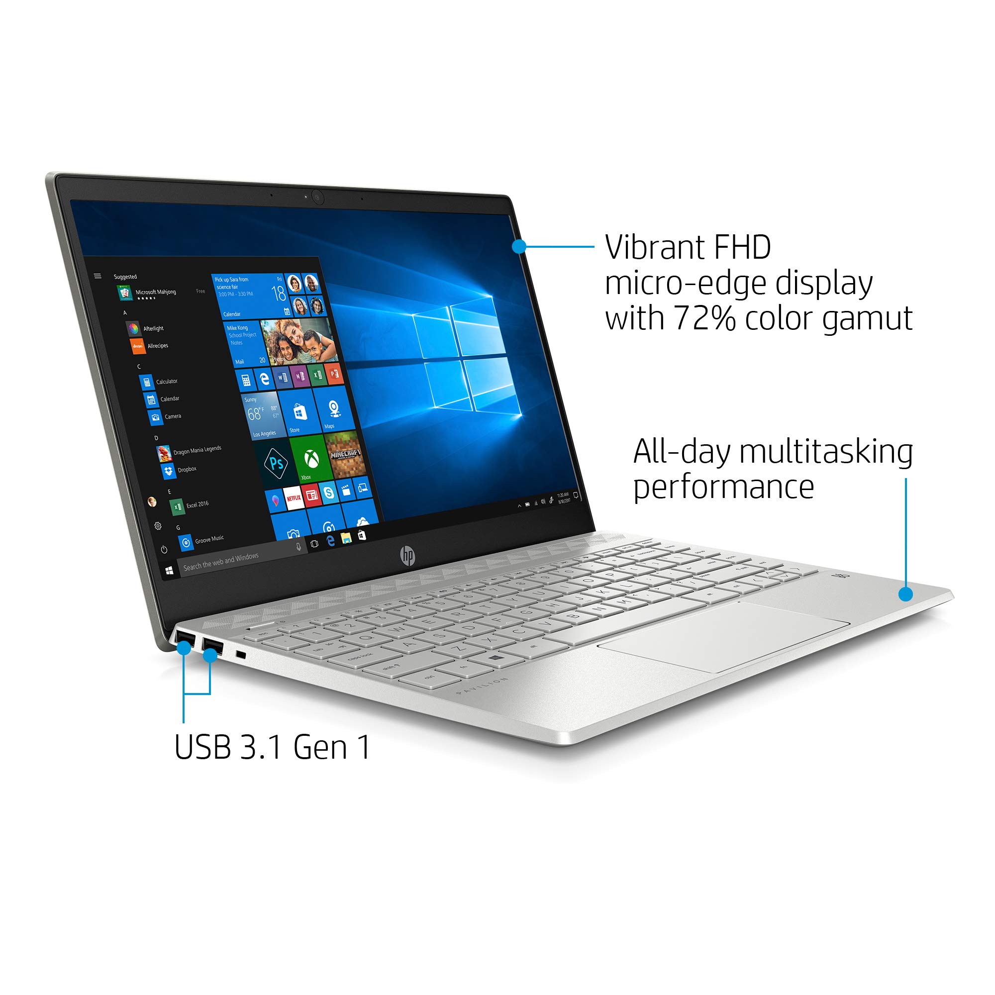 Amazon.com: HP Pavilion 13-inch Light and Thin Laptop Intel Core