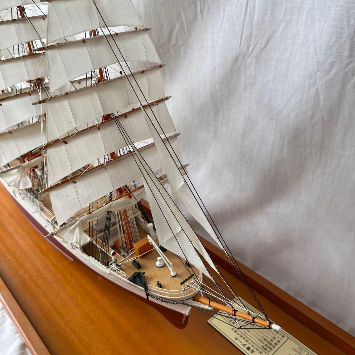 Amazon | 大型帆船模型 初代日本丸 模型 ガラスケース入り