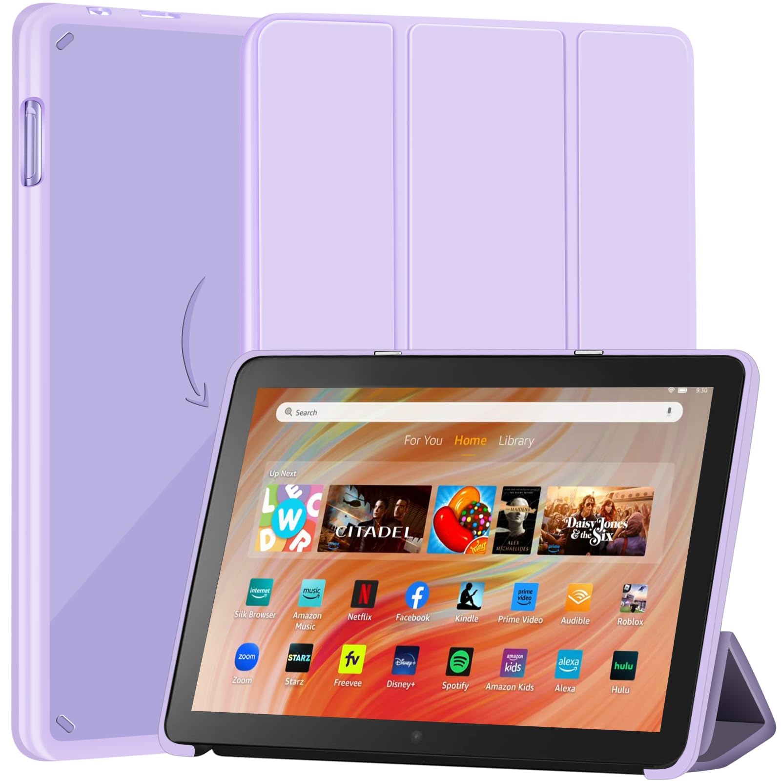Amazon.com: Slim Case for Kindle Fire HD 10 & Fire HD 10 Kid