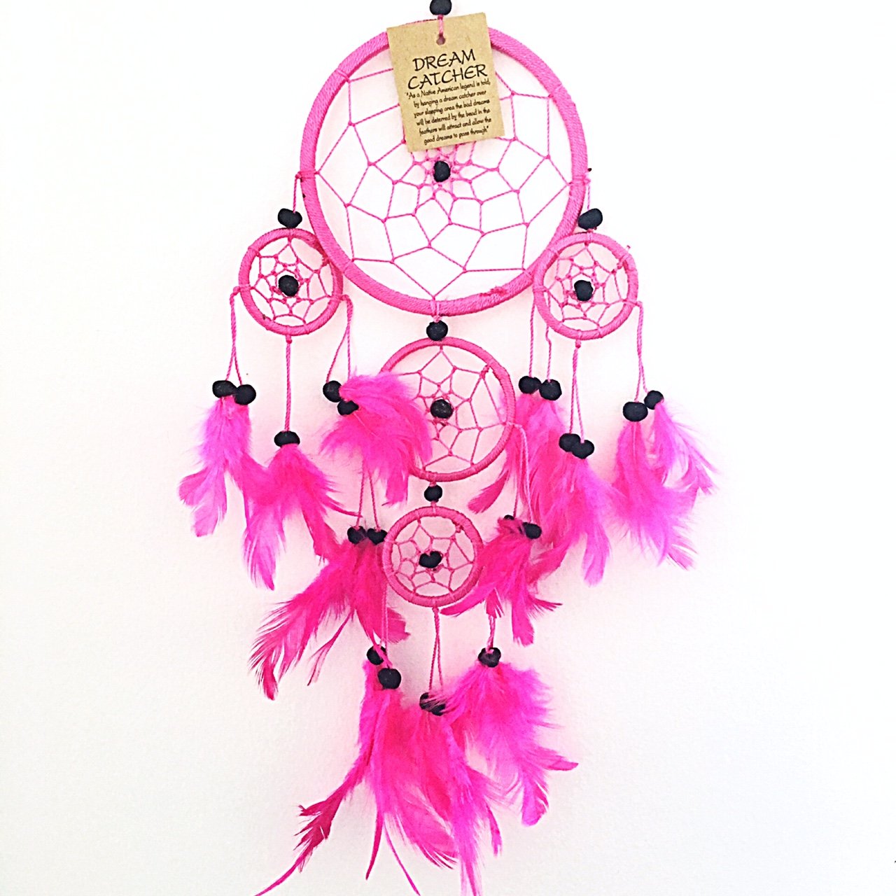 Pink Colour Dream Catcher Beautiful Home Decor & Kids Room Wall