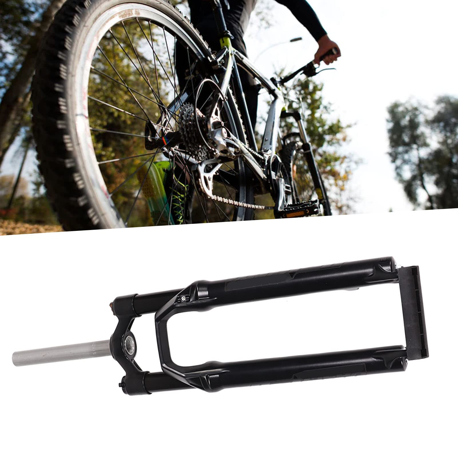 Amazon | 自転車フロントサスペンションフォーク、アルミ合金
