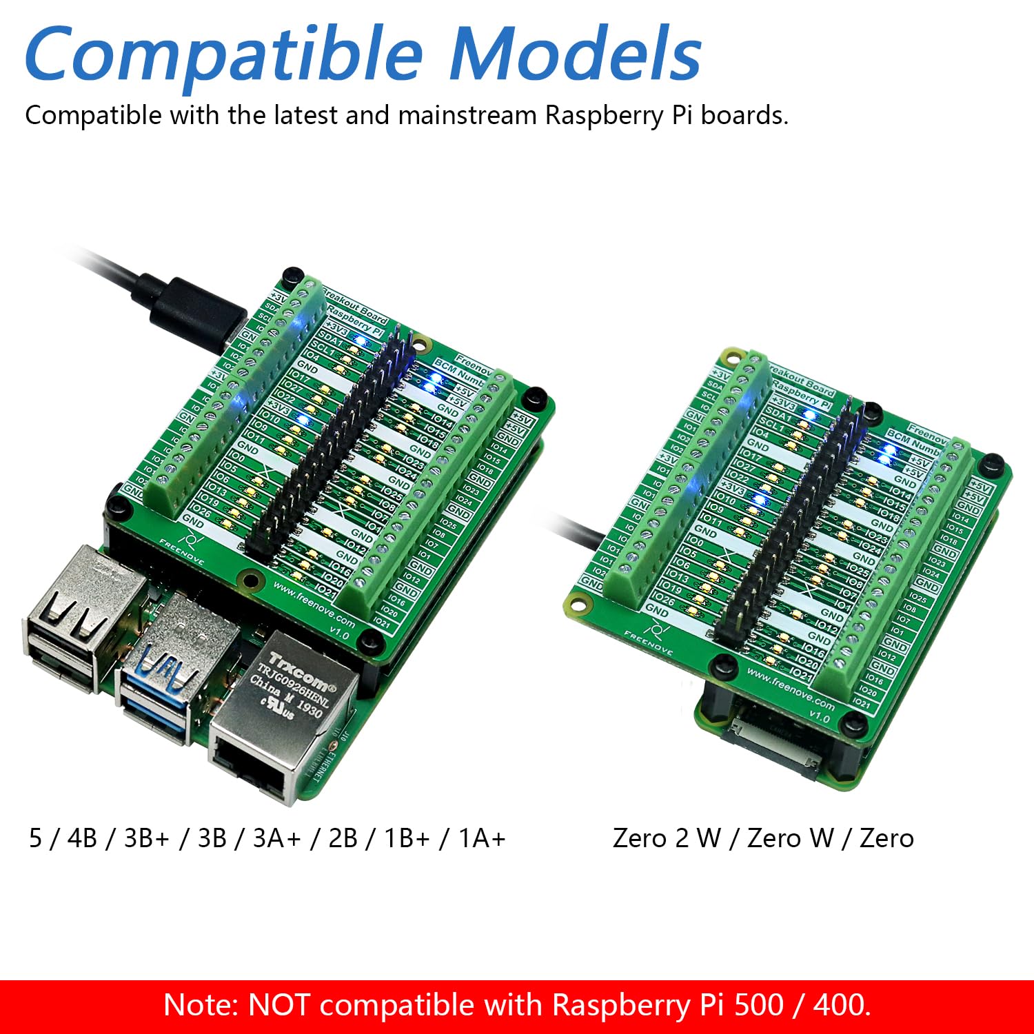 Amazon.co.jp: Freenove Raspberry Pi 5 / 4B / 3B+ / 3B / 3A+ / 2B