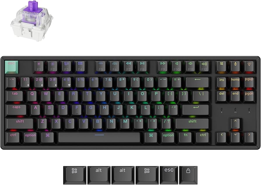 Amazon.com: Keychron K8 HE TKL Wireless Mechanical Keyboard Hot