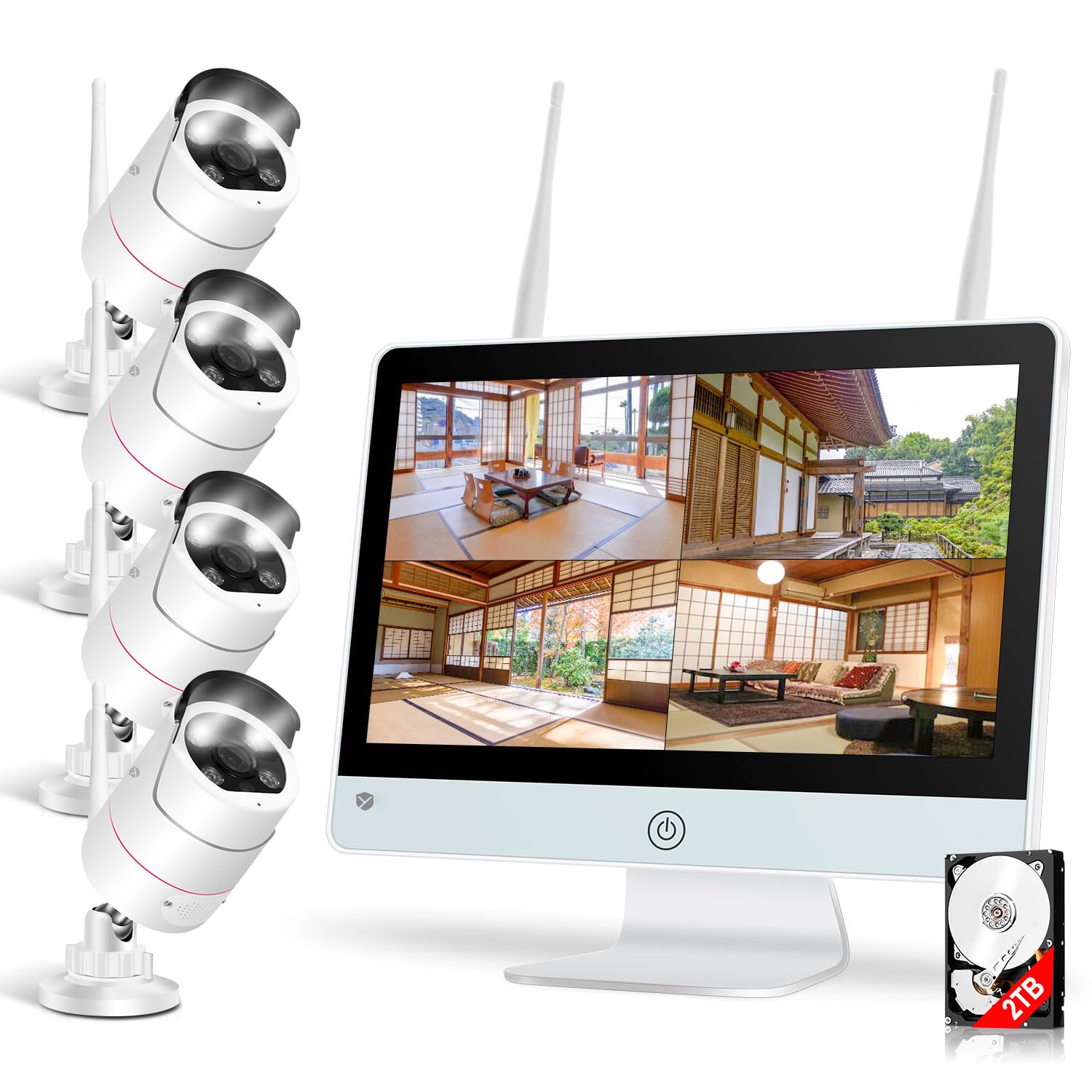 Amazon.co.jp: 【500万画素金属カメラ・12インチIPS液晶パネル