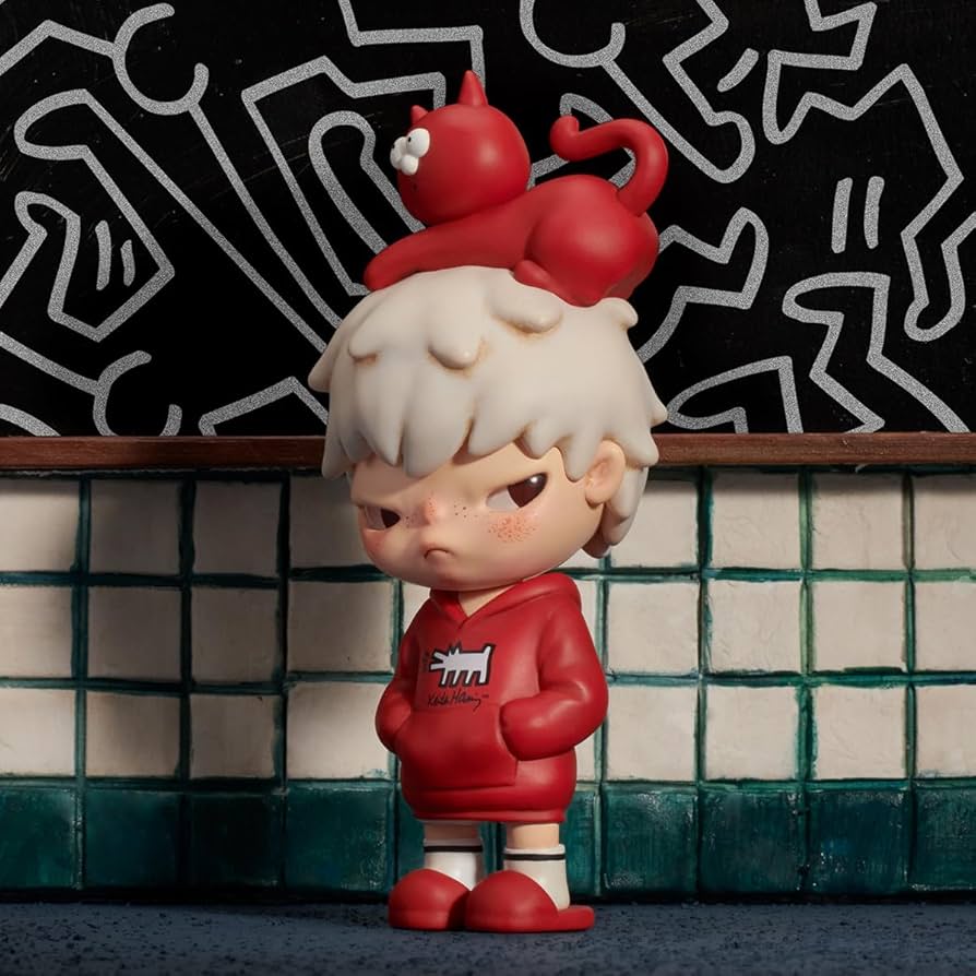 Amazon.co.jp: POP MART Hirono x Keith Haring Figure : ホーム＆キッチン