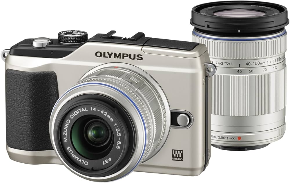 Amazon | OLYMPUS ミラーレス一眼 E-PL2 ダブルズームキット ゴールド