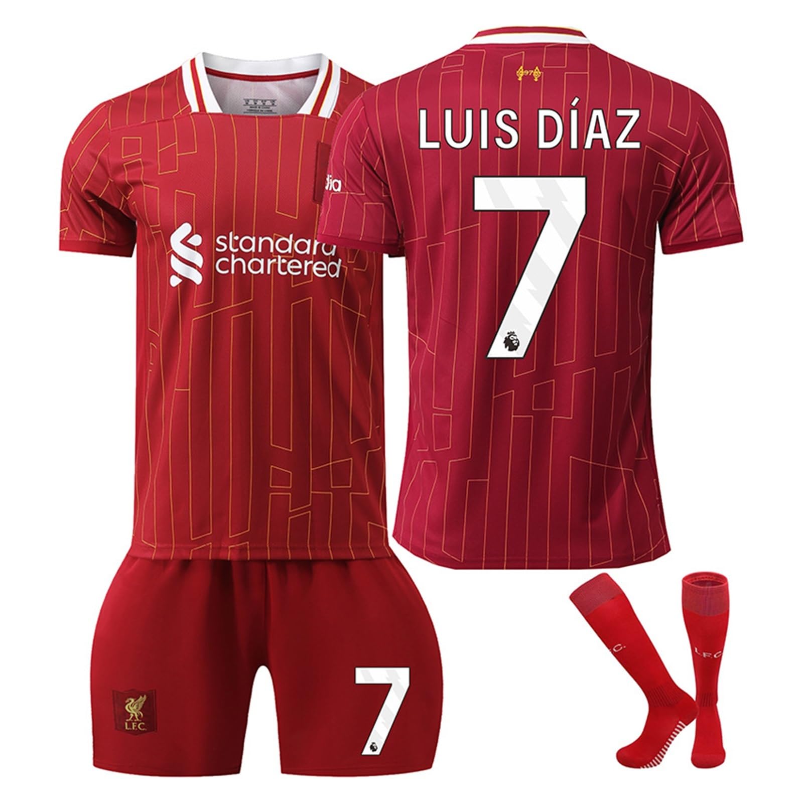 Amazon.co.jp: 24-25 リバプール ホーム サッカーユニフォーム ルイス