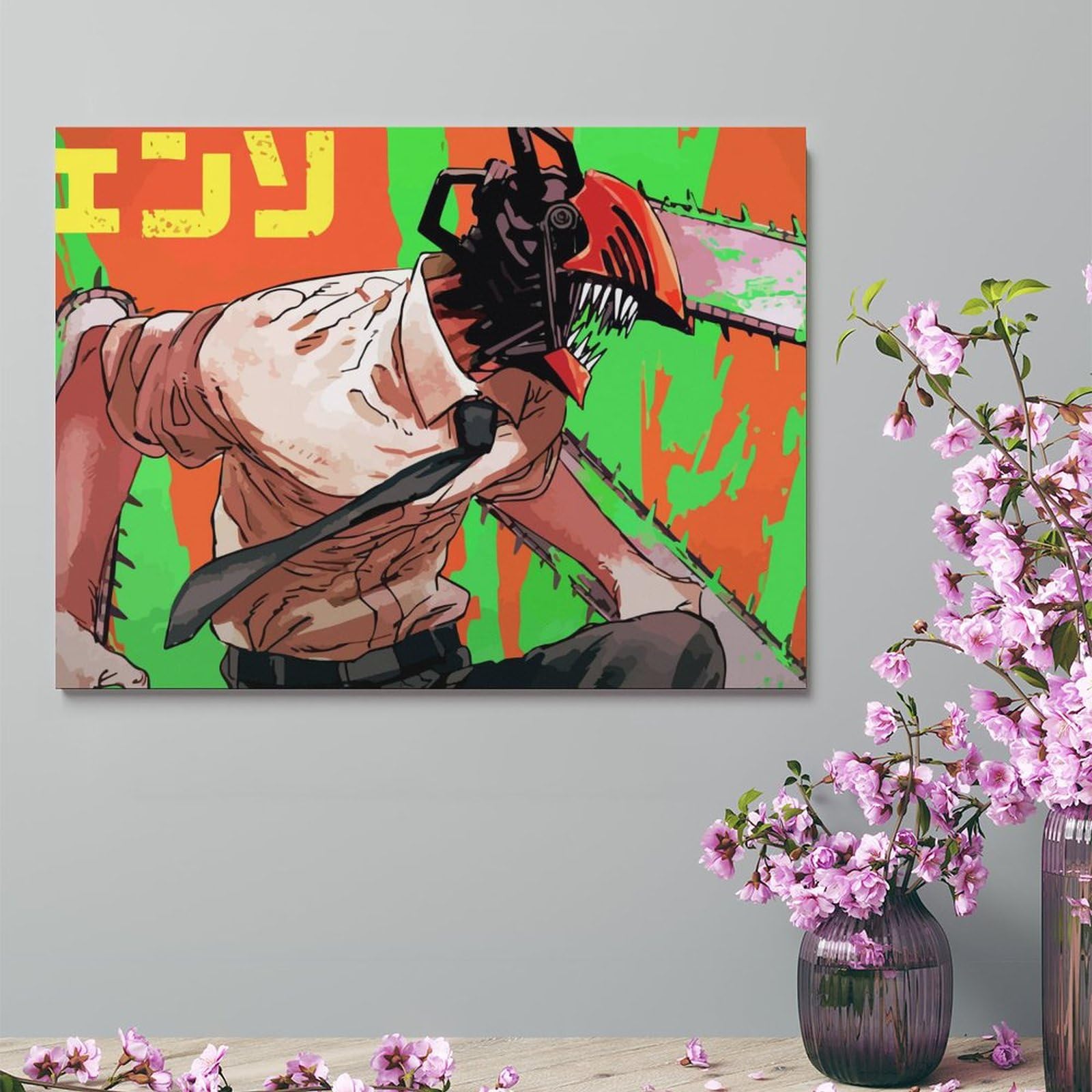 Amazon.co.jp: ポスター チェンソーマン デンジ アートパネル 壁掛け