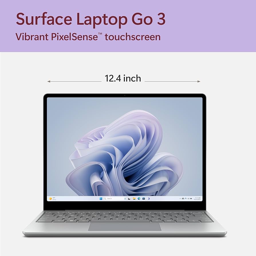 Microsoft Surface Laptop GO 3 Tela sensível ao toque de 12,4