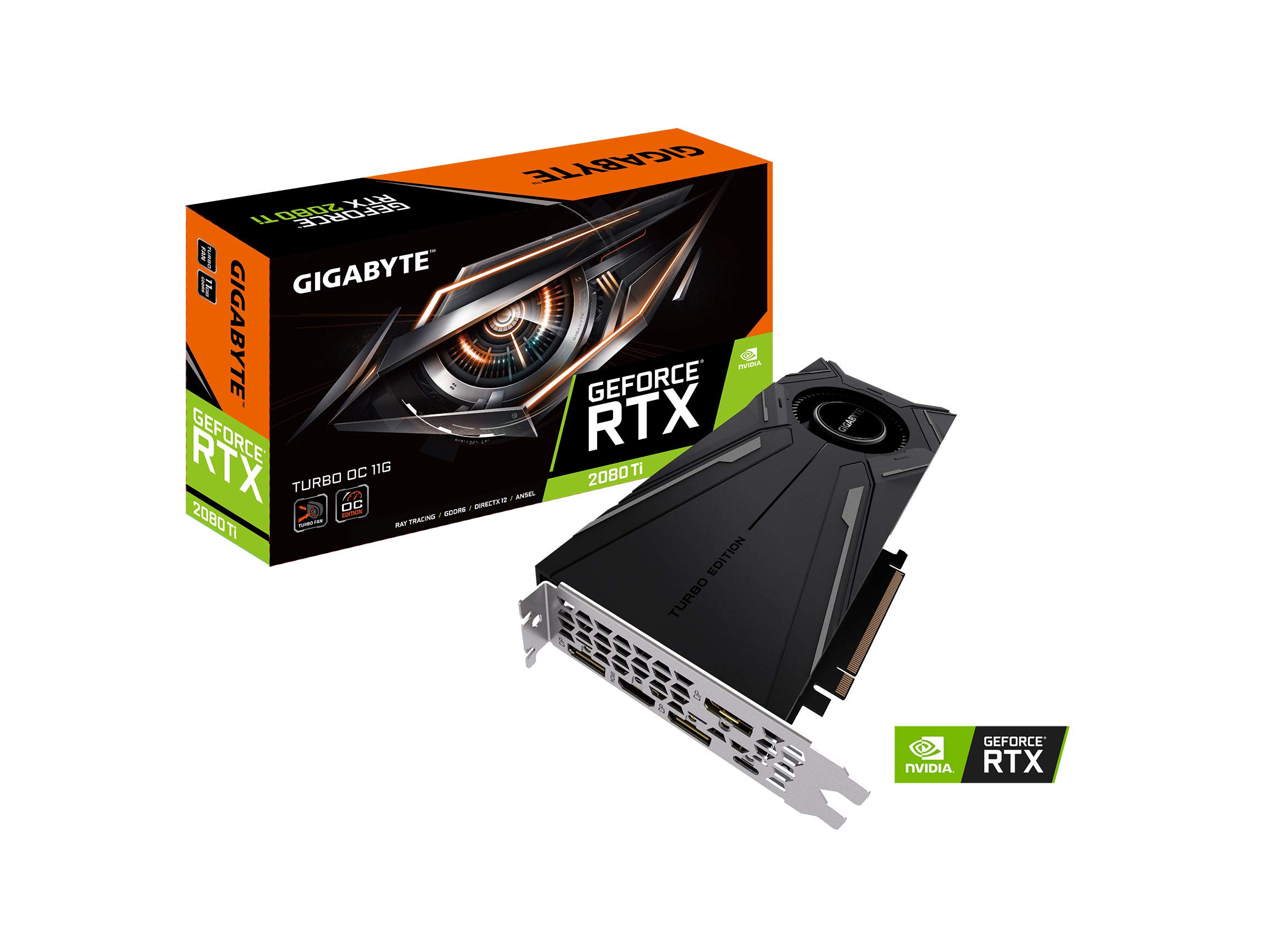 Amazon | Gigabyte GeForce RTX 2080 Ti Turbo OC 11G GDDR6