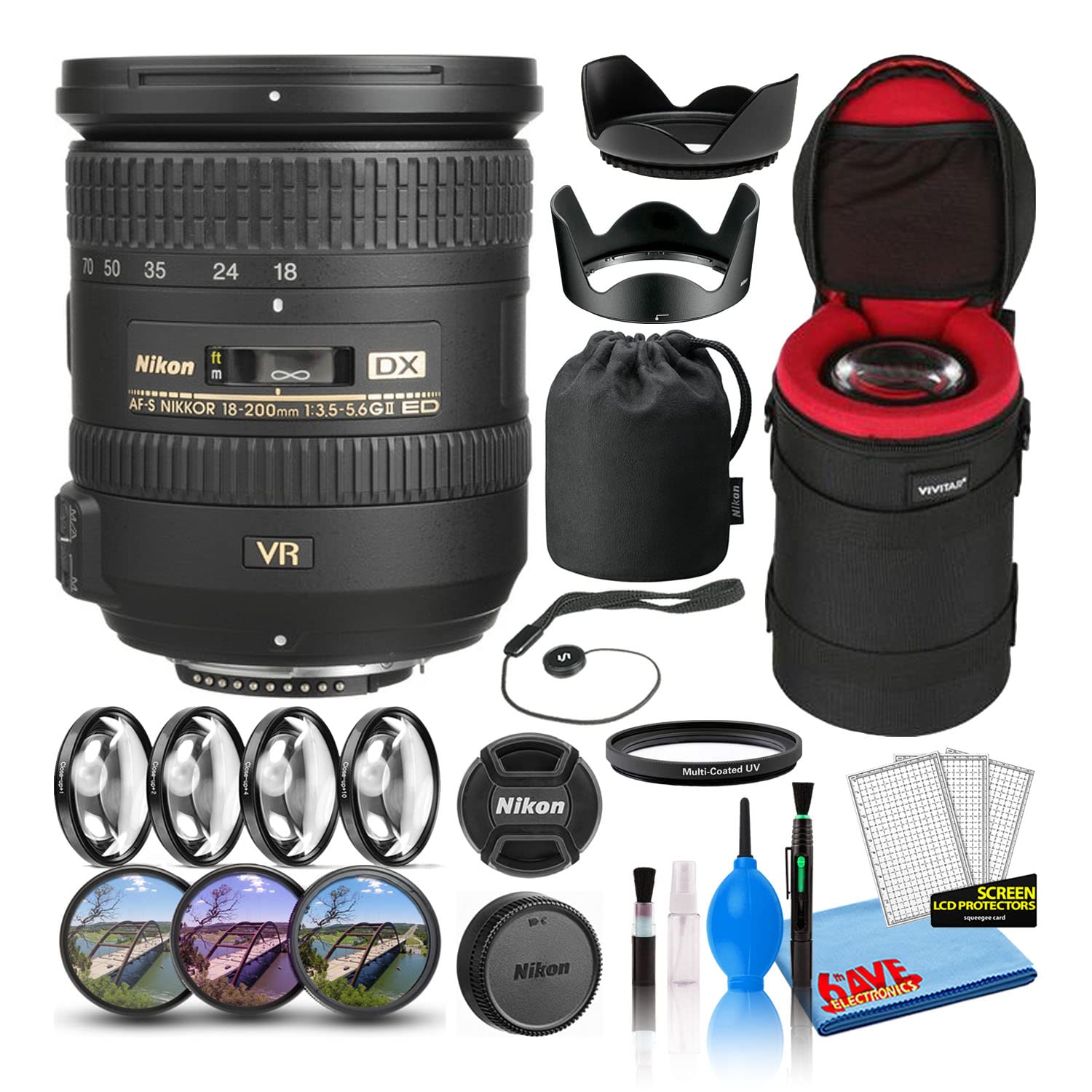 Amazon.com: Nikon AF-S DX NIKKOR 18-200mm f/3.5-5.6G ED VR II Lens