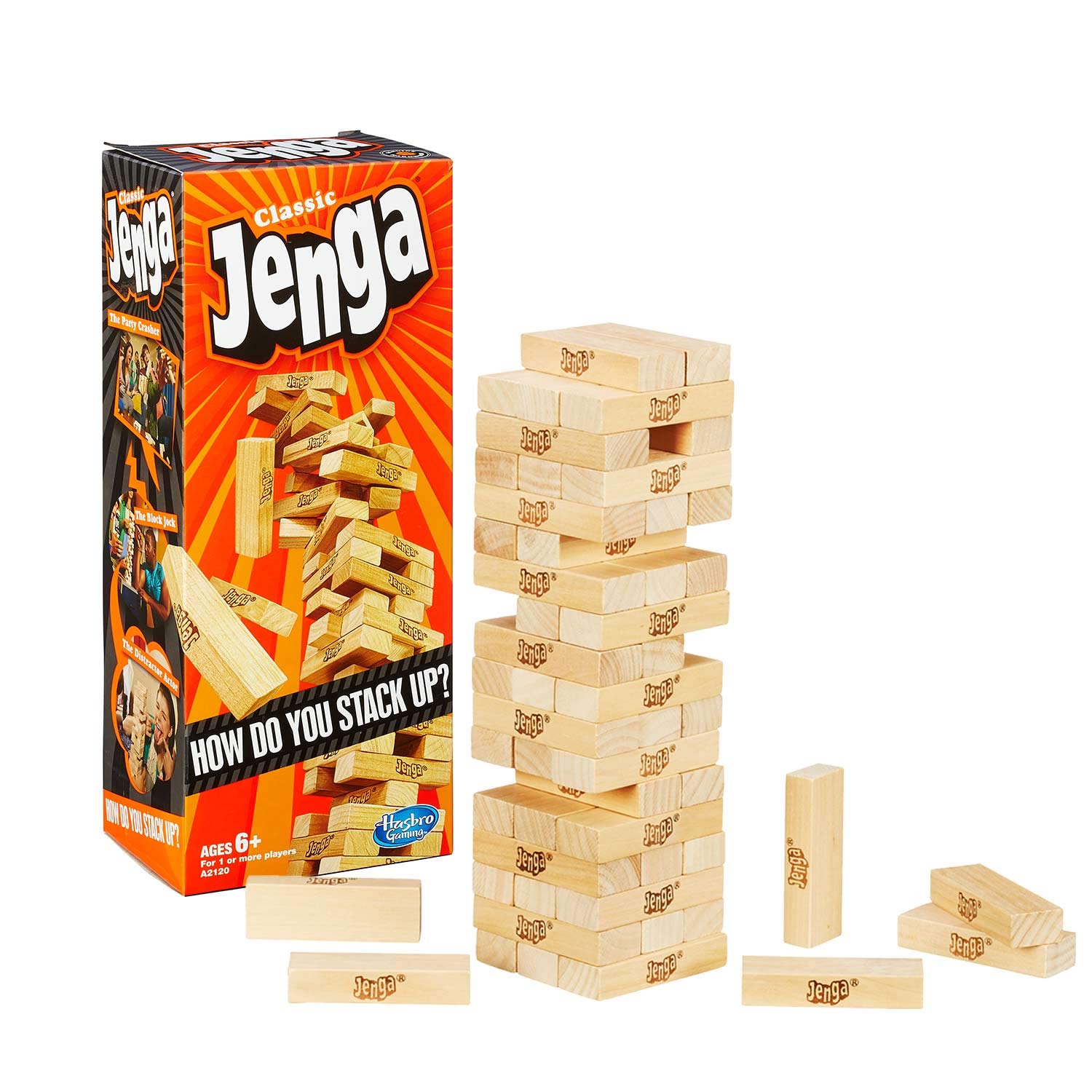 Amazon.co.jp: ハズブロゲーミング ジェンガ クラシック A2120 英語