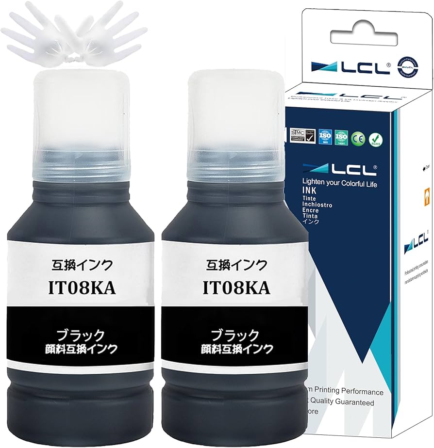 Amazon.co.jp: LCL エプソン用 (えんぴつ削り) IT08 IT08KA (2パック