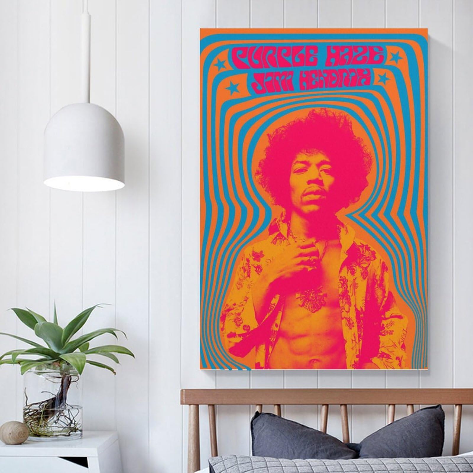 Amazon.co.jp: 歌手ジミヘンドリックス壁の絵ポスター キャンバス