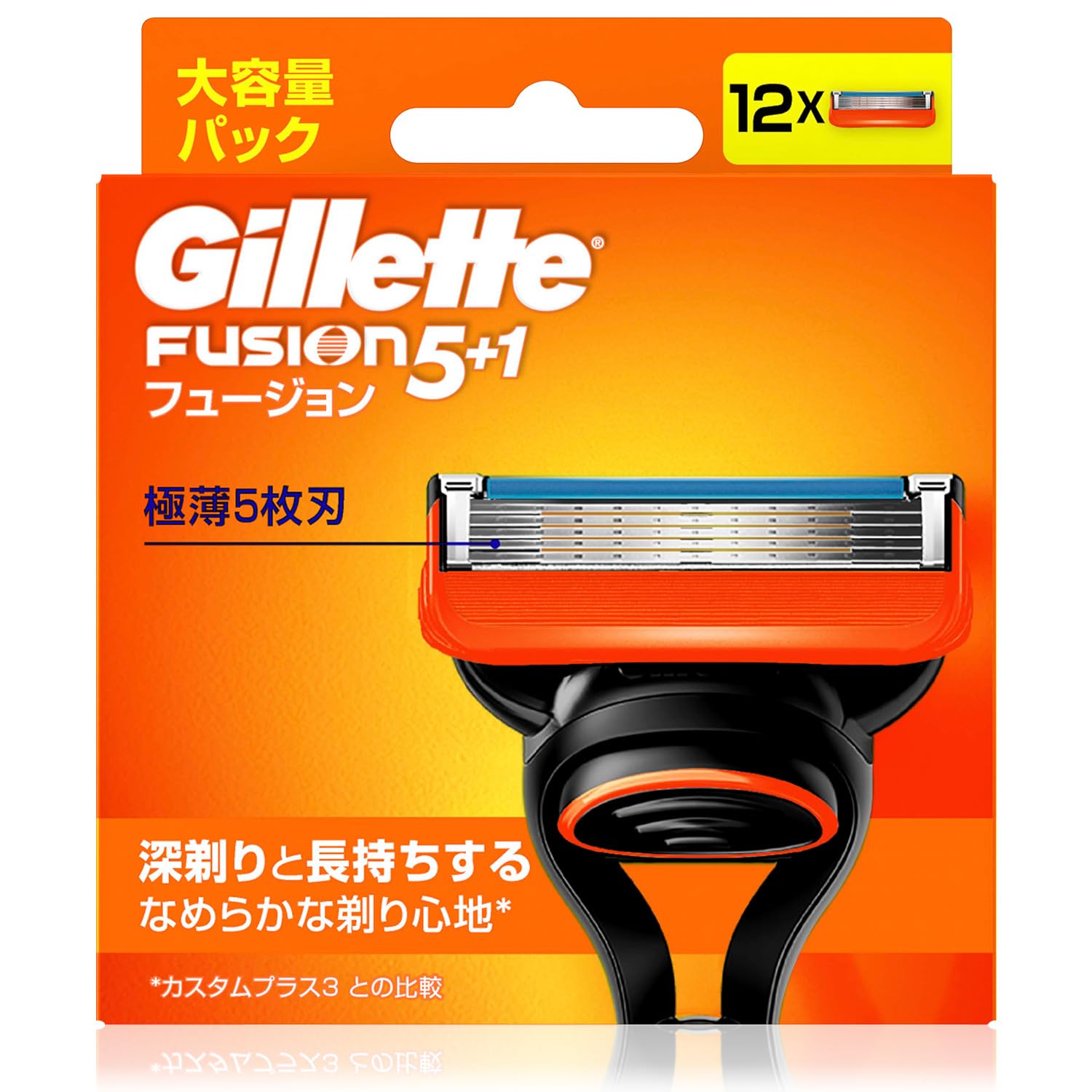 Amazon.co.jp: Gillette ジレット フュージョン 替刃12コ入 : ビューティー