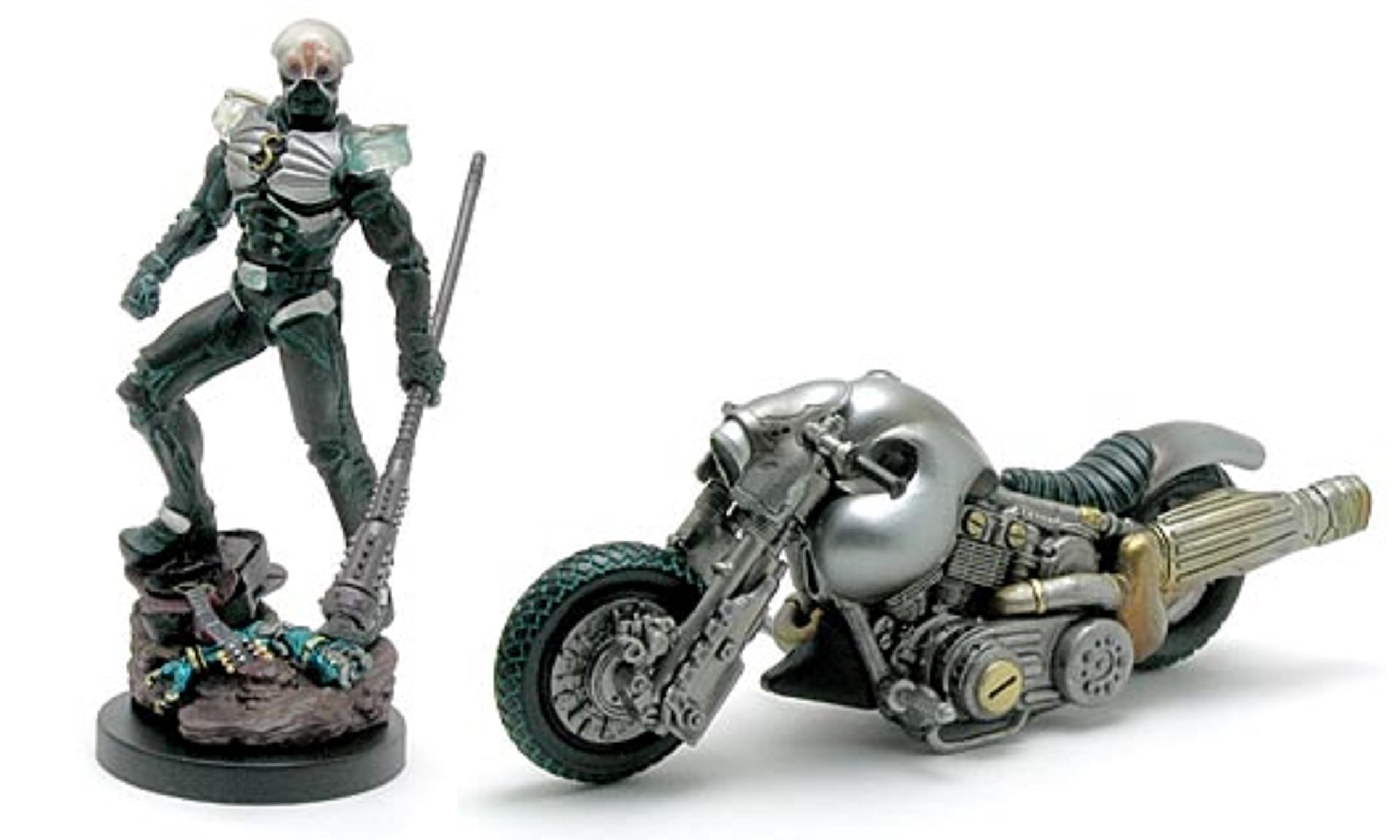 Amazon.co.jp: 匠魂 SPECIAL ハカイダー バイク セット レッド ブルー