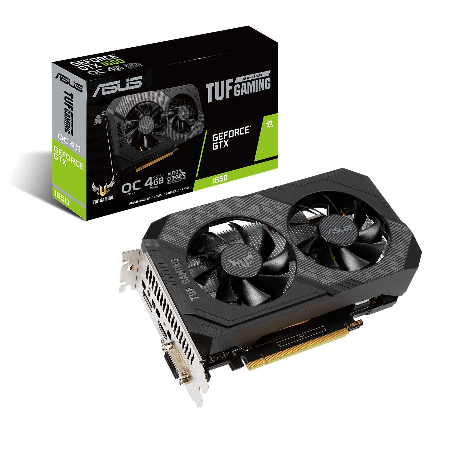 Amazon.com: ASUS GEFORCE GTX 1650 TUF Gaming OC Edition 4GB GDDR6