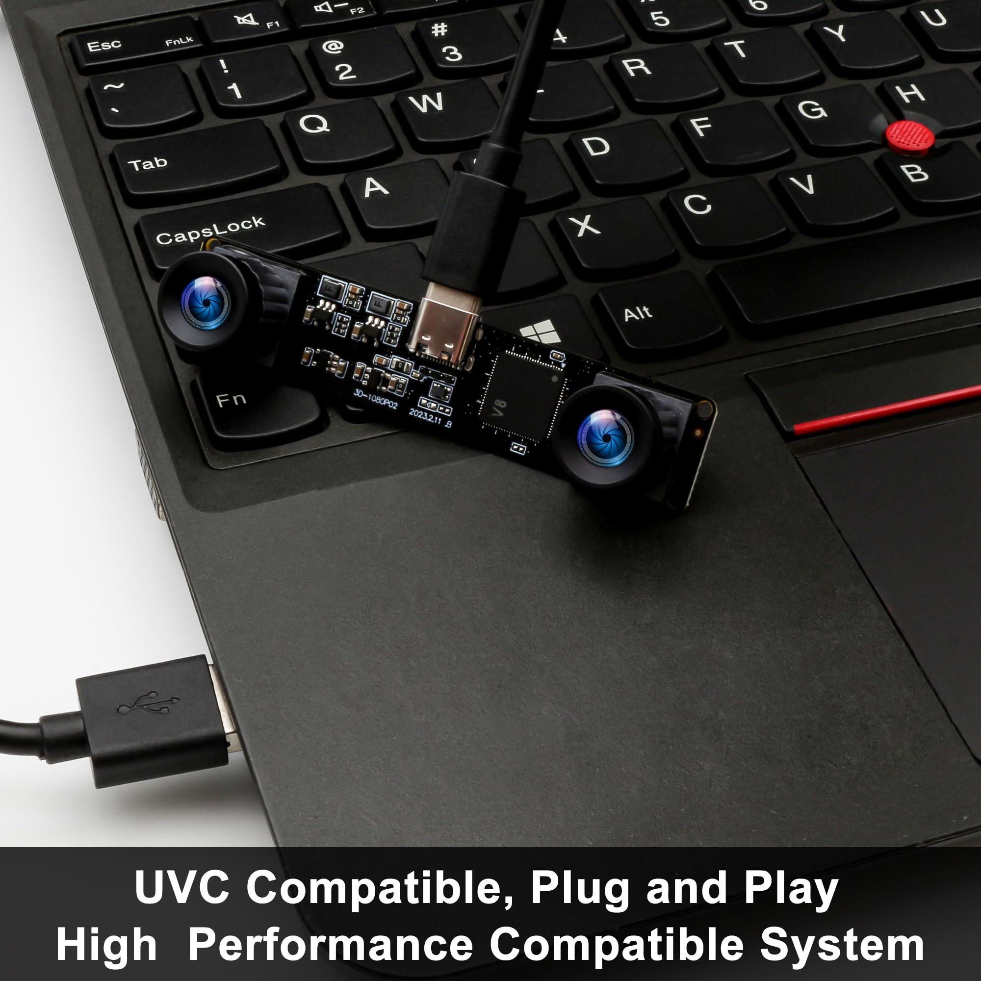 Amazon.co.jp: ELP 60fps 3Dステレオ同期USBカメラモジュール4MP 85度