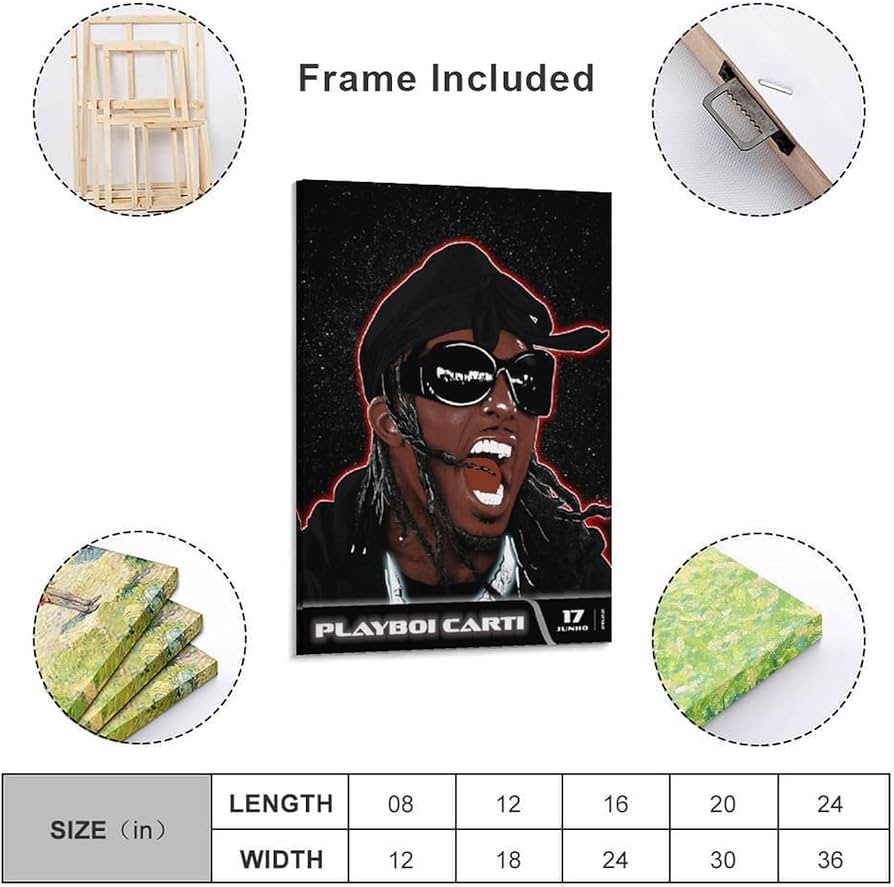 Amazon.co.jp: Playboi Carti プレイボーイ・カーティ ポスター