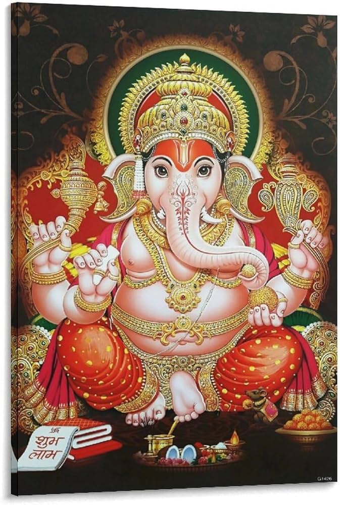 一点物アート】Ganesha-ガネーシャ-【引き寄せ・イラスト】 一点物