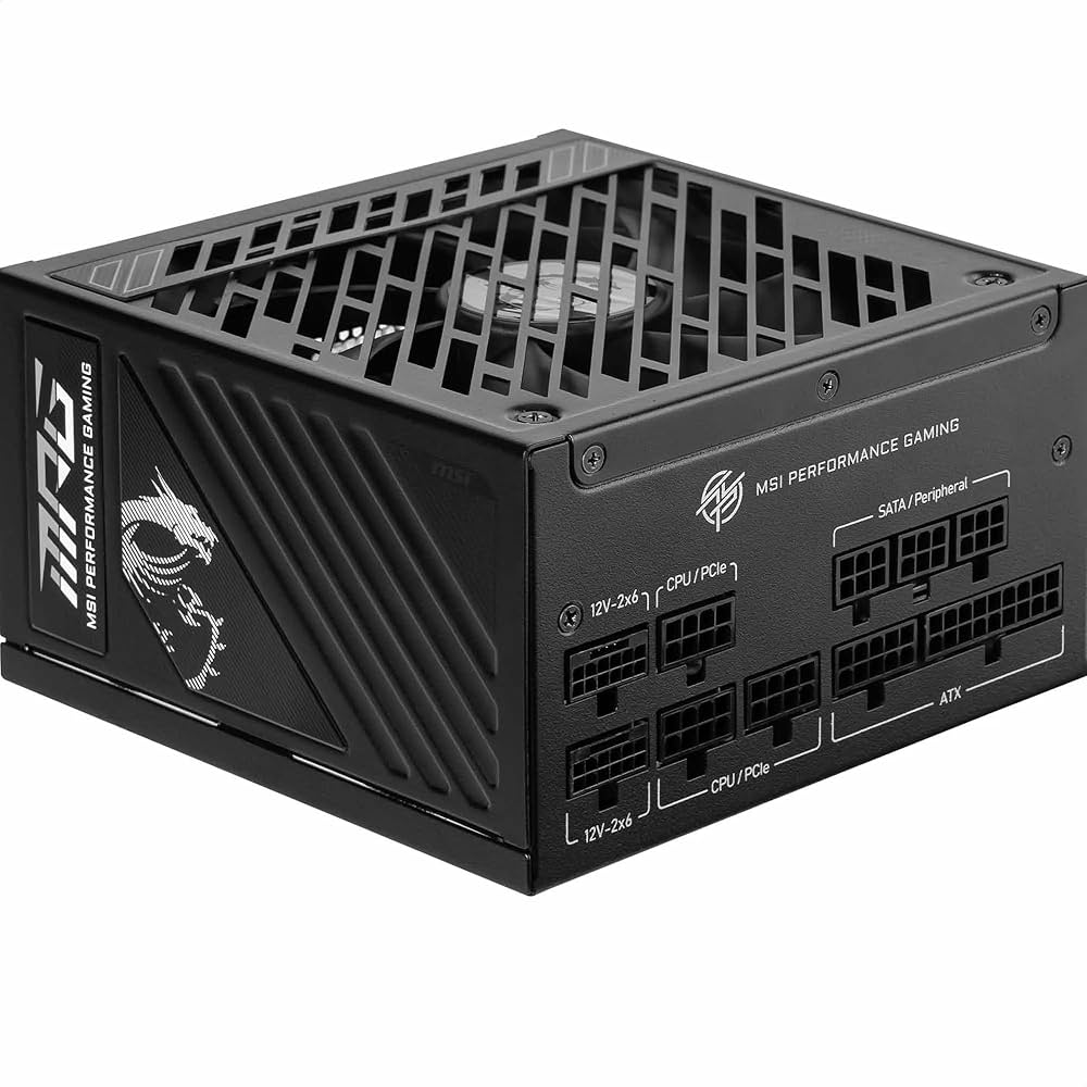 Amazon | MSI MPG A1250GS PCIE5 PC電源ユニット 1250W ATX3.1/PCIe
