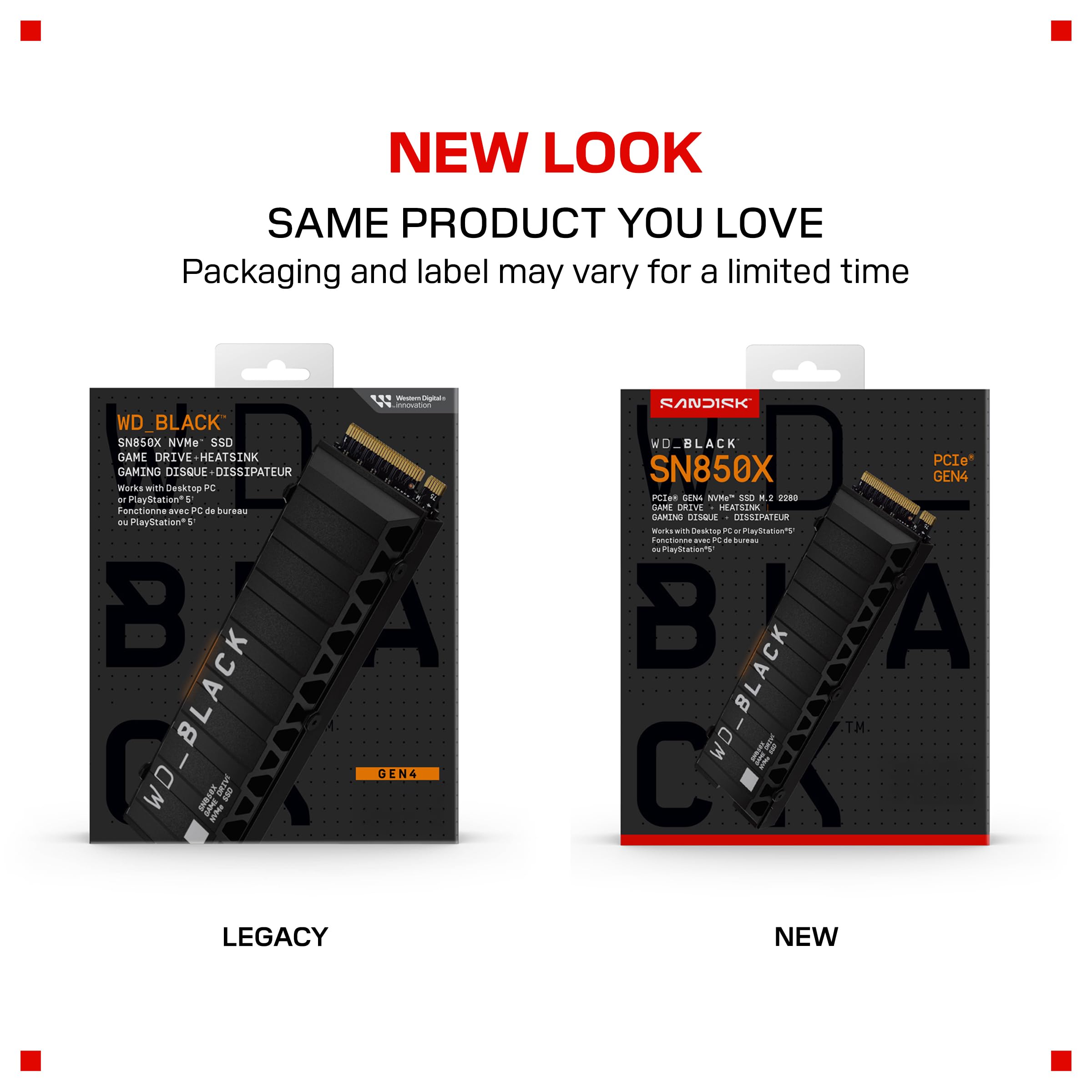 Amazon | WD_BLACK 4TB SN850X NVMe 内蔵ゲーミングソリッドステート