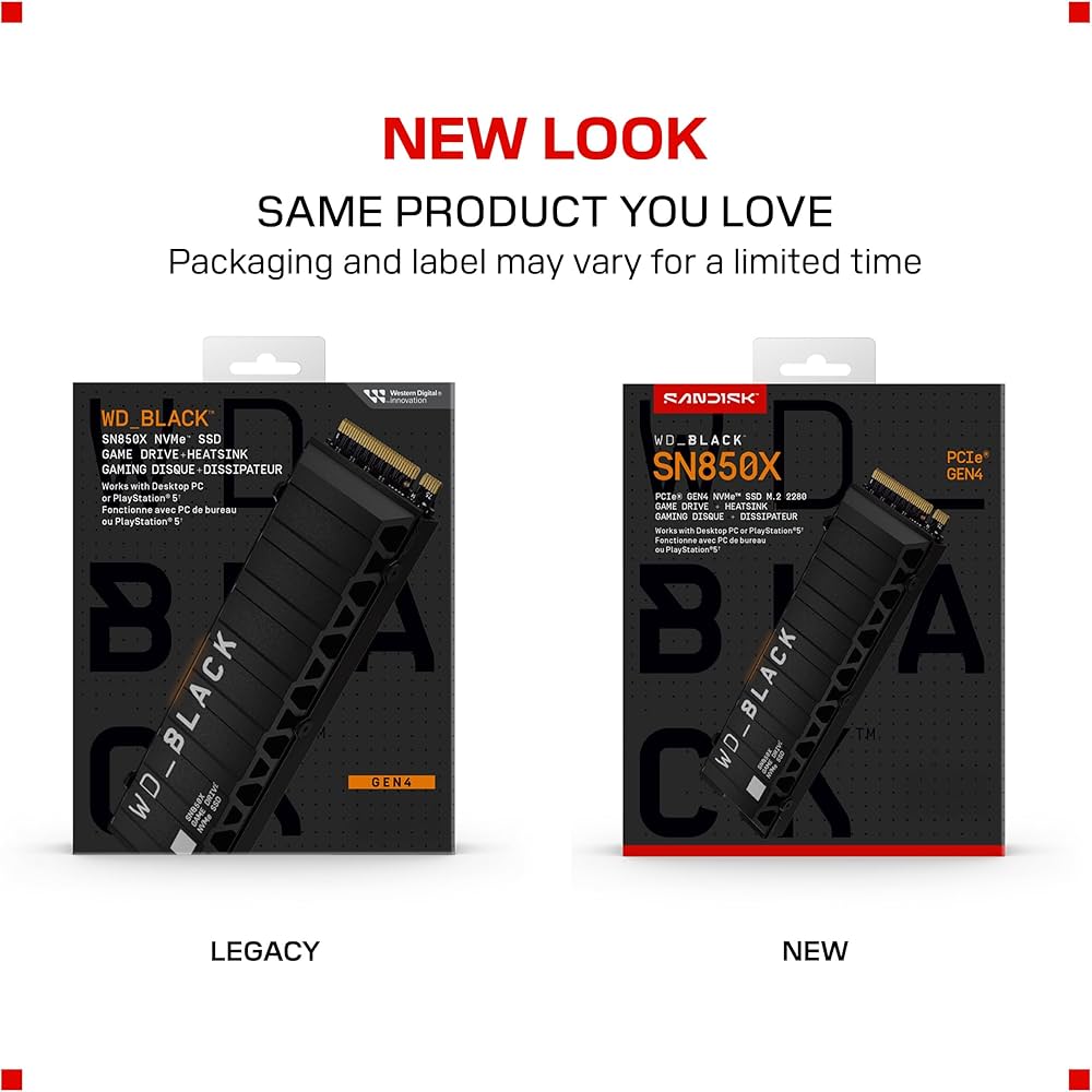 Amazon | WD_BLACK 4TB SN850X NVMe 内蔵ゲーミングソリッドステート
