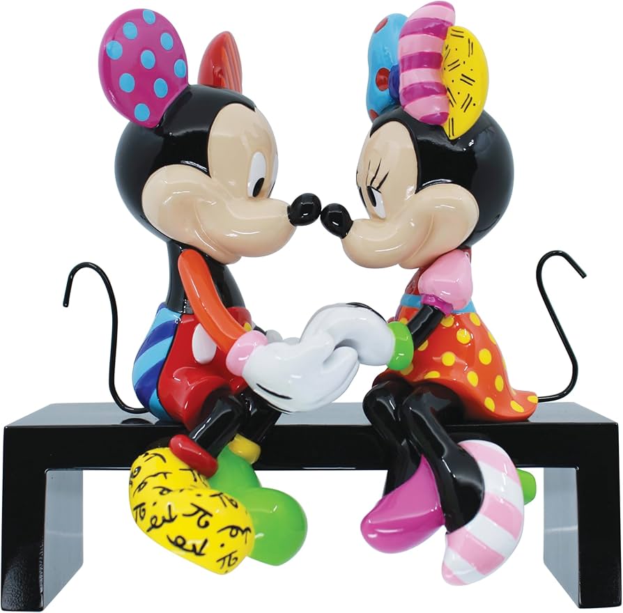 Amazon.com: Enesco Disney Britto Mickey and Minnie Mouse Love