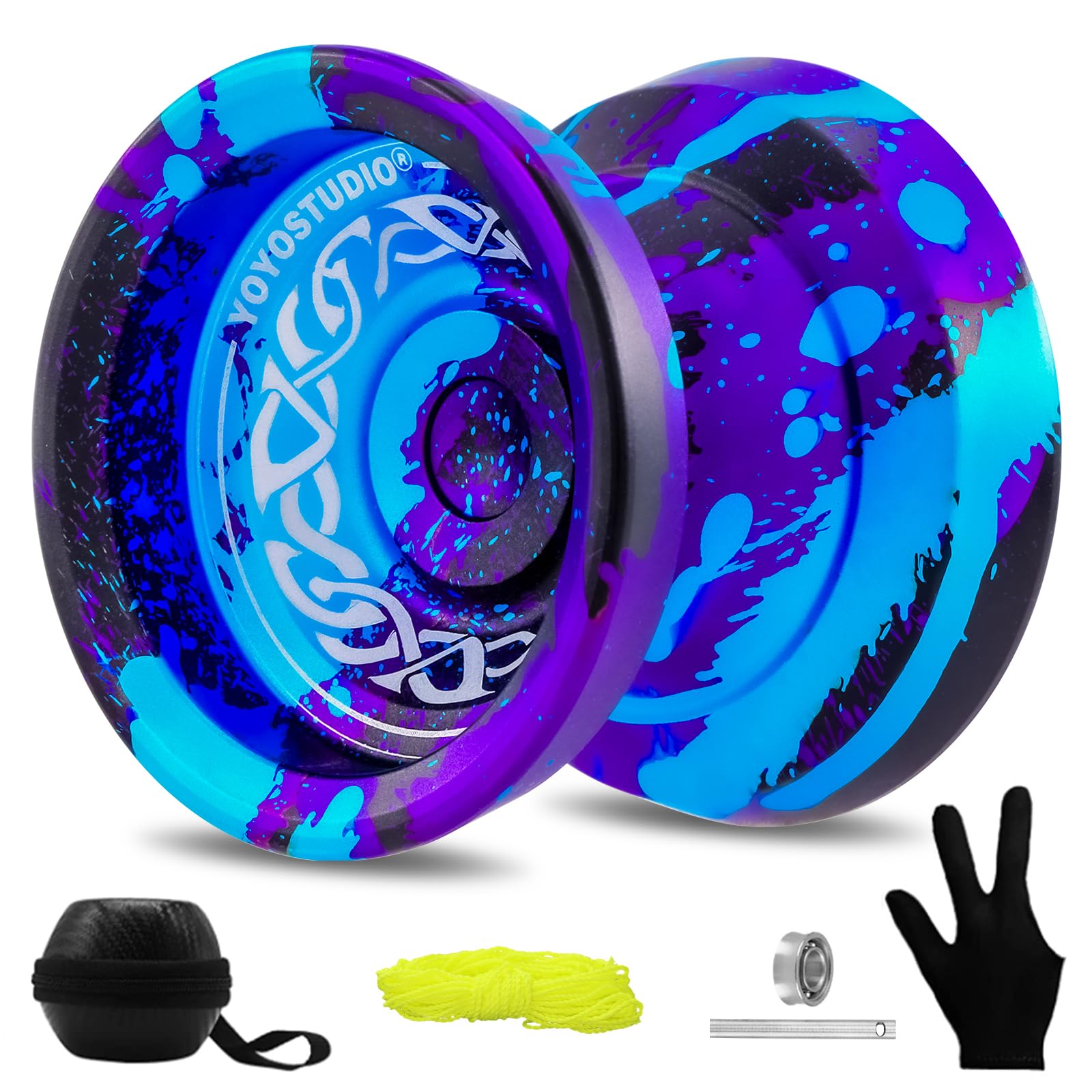 Amazon.com: YOYOSTUDIO F25 Finger Spin Yoyo Professional