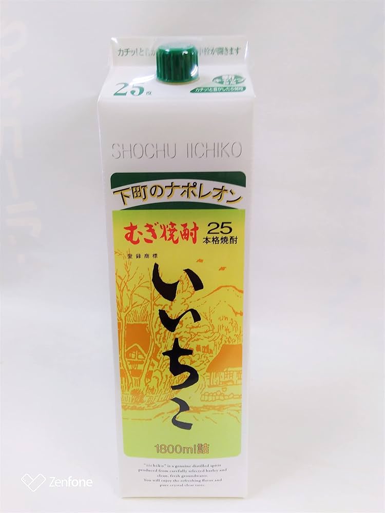 Amazon.co.jp: 三和酒類 いいちこ 麦 25度 パック 1800ml : 食品・飲料
