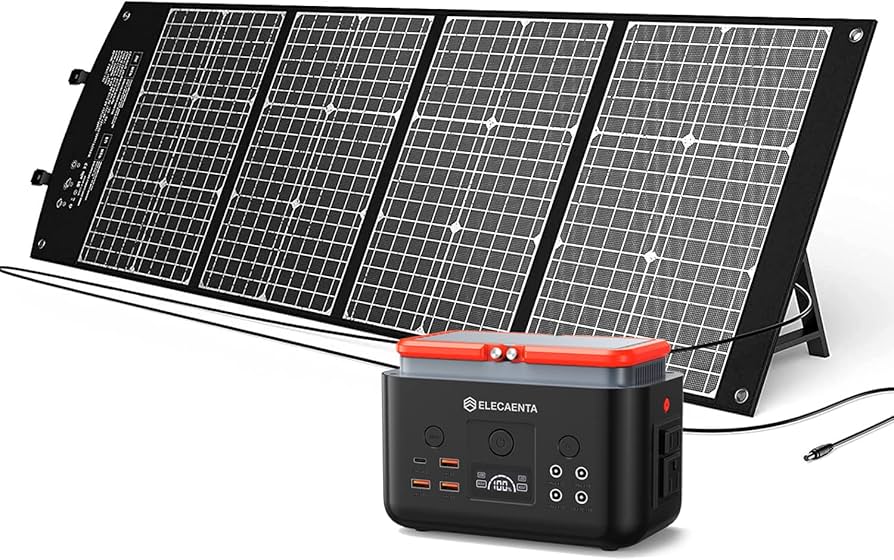 Amazon.co.jp: ELECAENTA(エレカンタ) ポータブル電源 ソーラーパネル