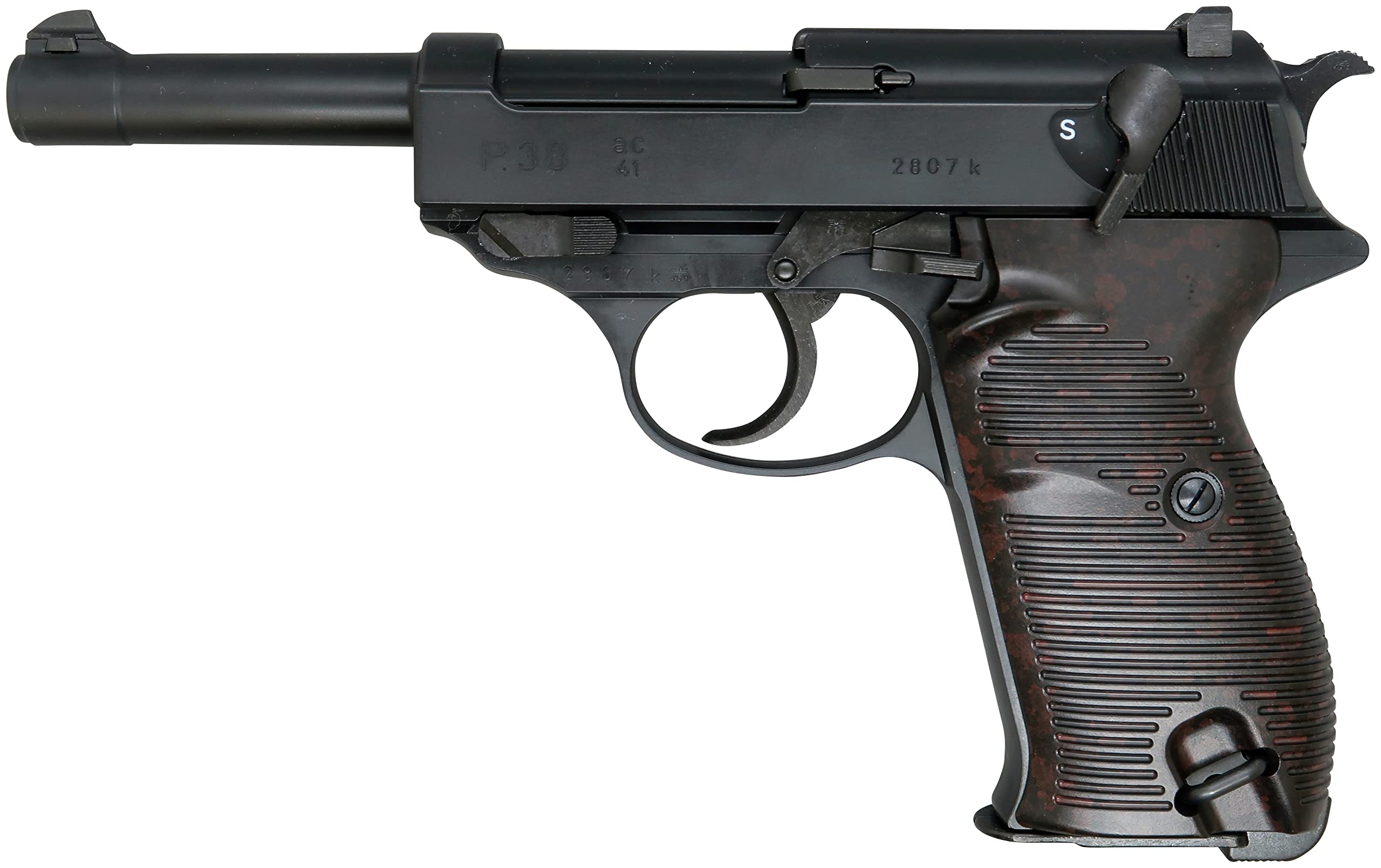 Amazon | マルゼン ワルサーP38 ac41 ブラックモデル 18歳以上ガス