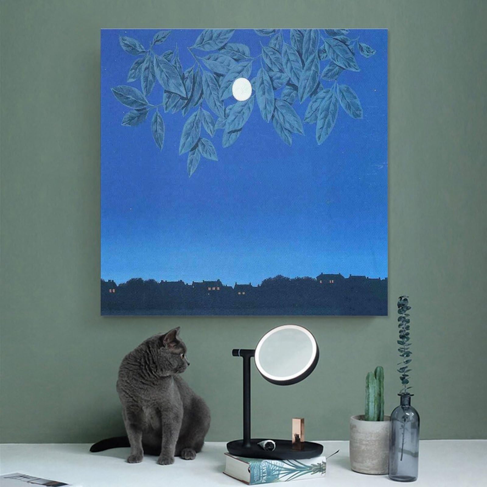 Amazon.co.jp: Rene Magritteルネ・マグリット《空白ページ》ポスター