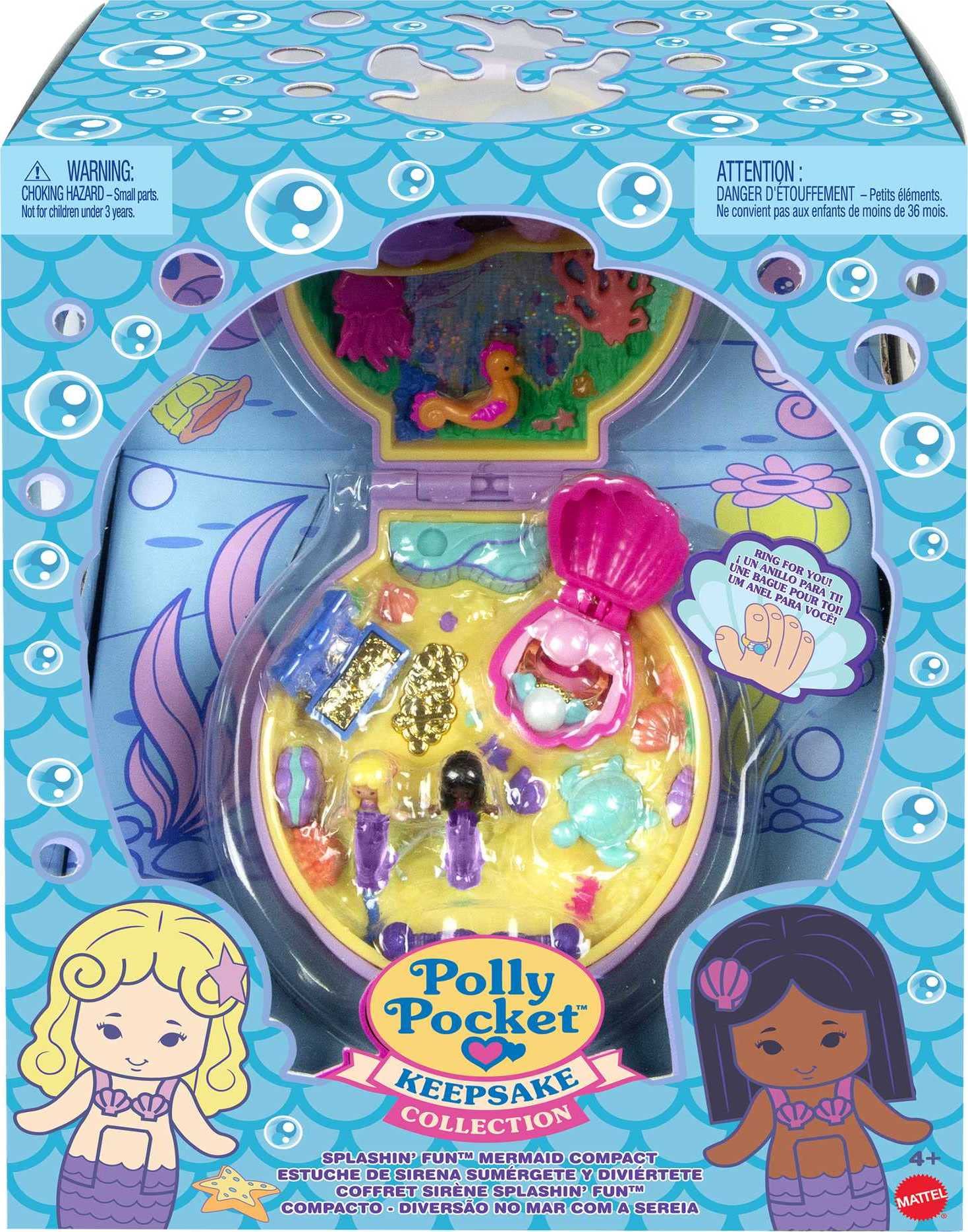 Amazon.com: Polly Pocket Keepsake Collection Mermaid Dreams