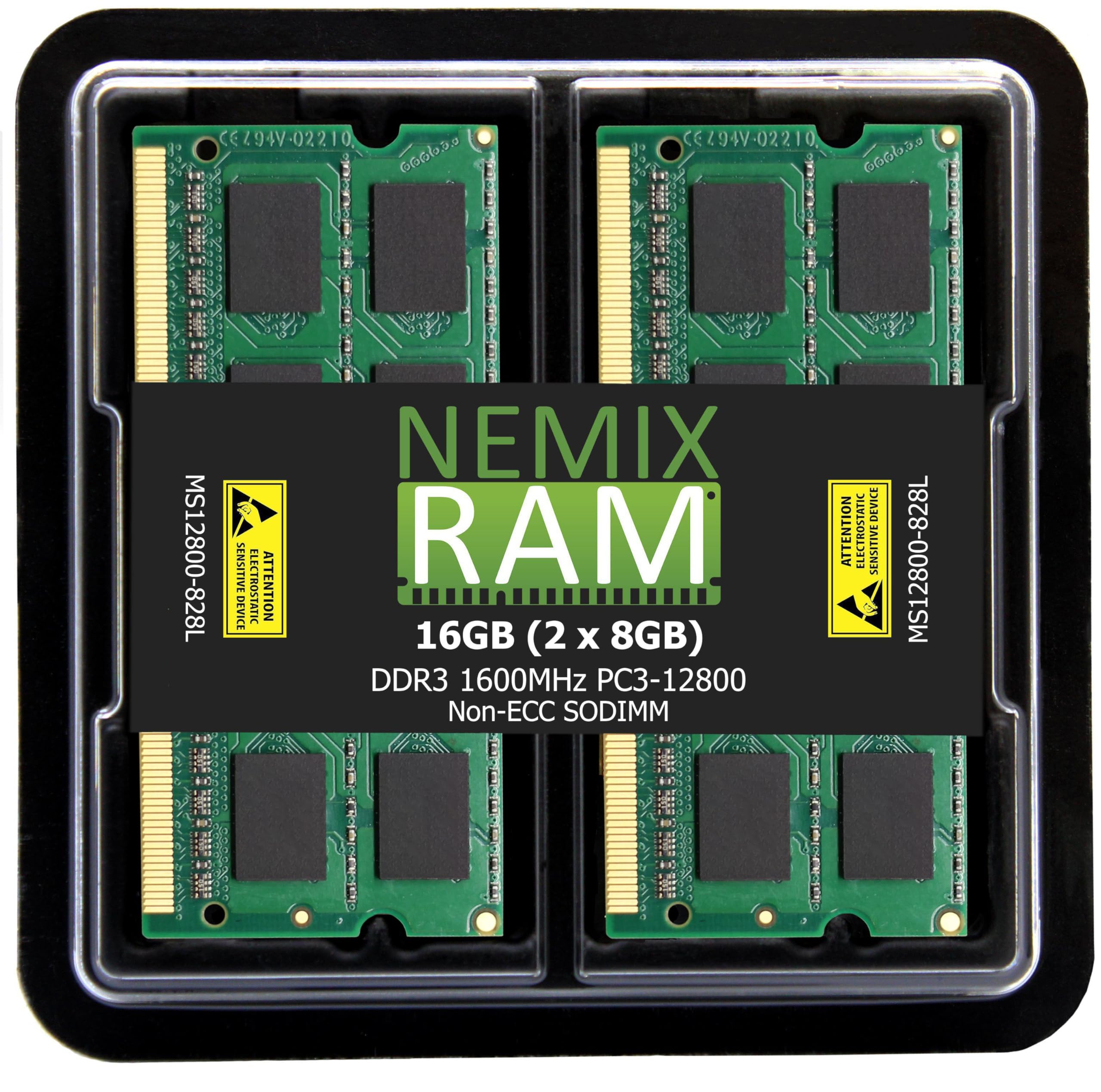 Amazon | NEMIX RAM 16GB 2x8GB Mac Mini 2012 互換性メモリ DDR3-1600