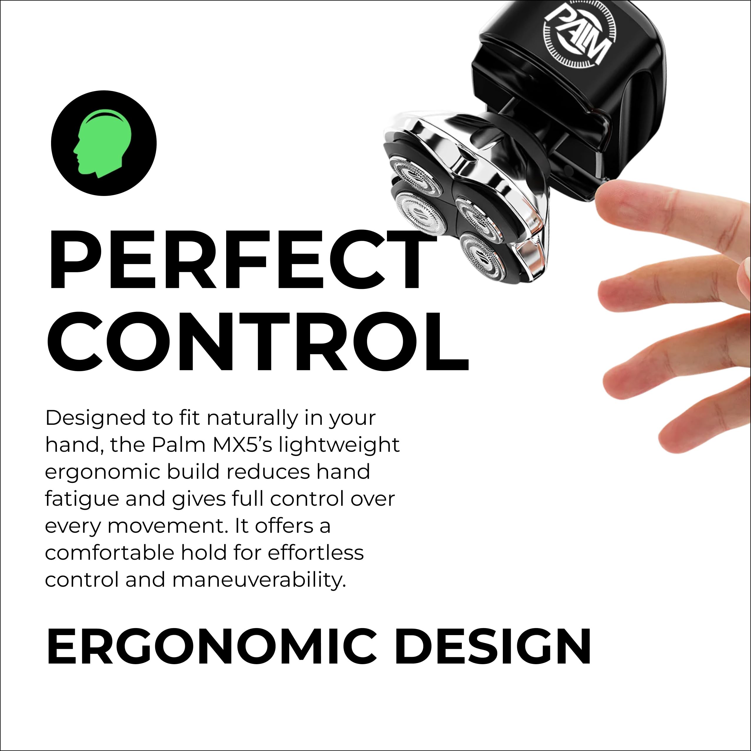 Amazon.com: Skull Shaver - Palm MX5 Head and face Shaver - Smooth