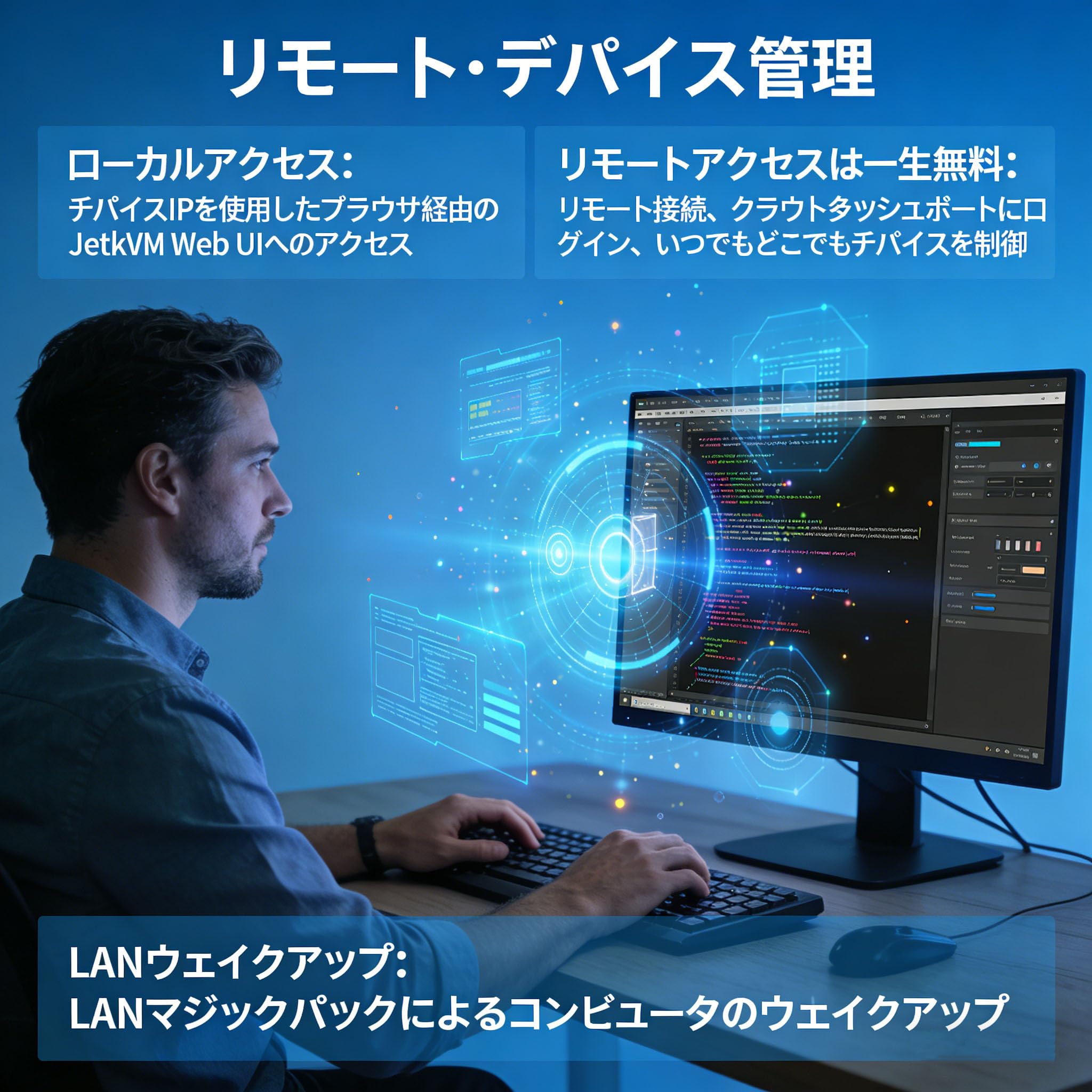 Amazon.co.jp: BitPC JetKVM IP KVMスイッチ コンピュータリモート