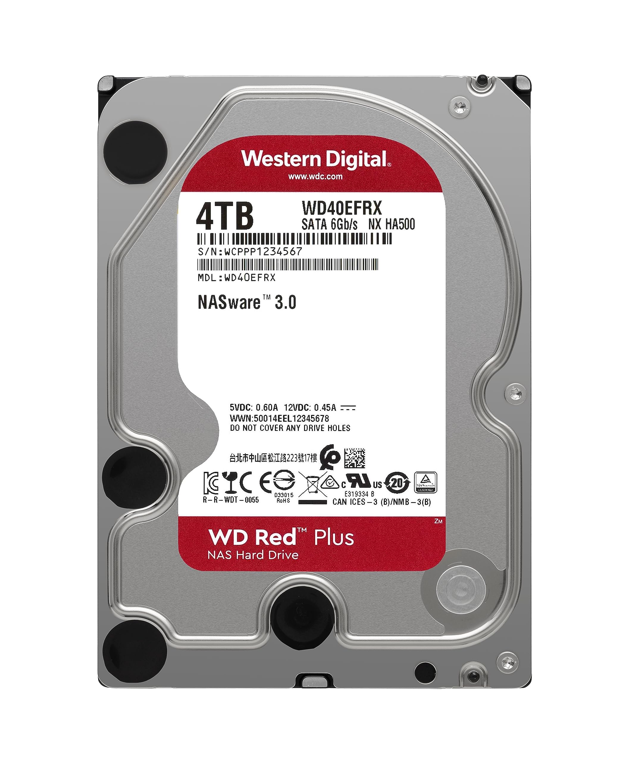 Western Digital WD40EFRX Red Desktop, 4TB Hard Drive : Amazon.sg