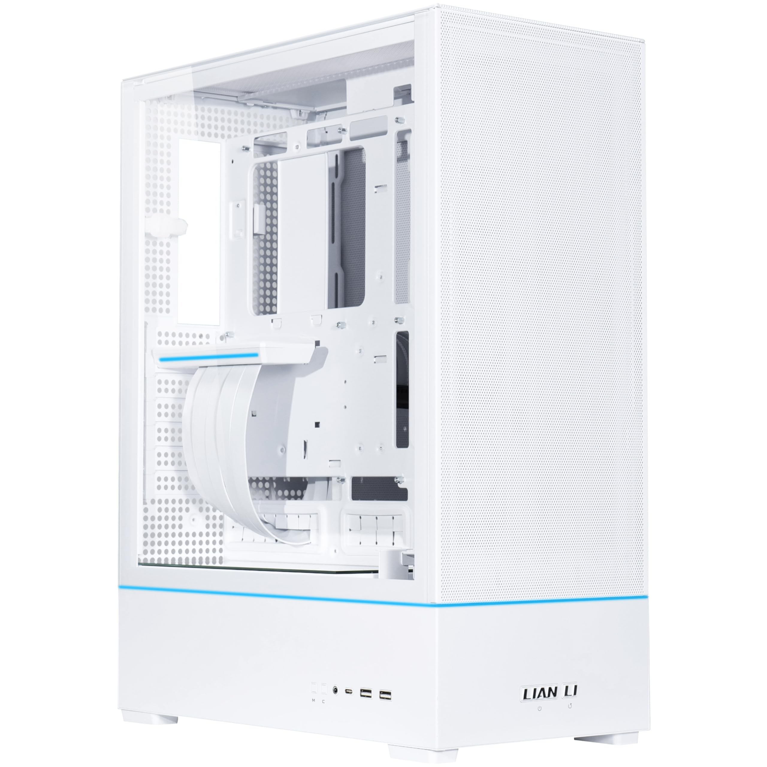 Amazon | LIANLI ミドルタワーPCケース SUP-01 White 容量45L トリプル
